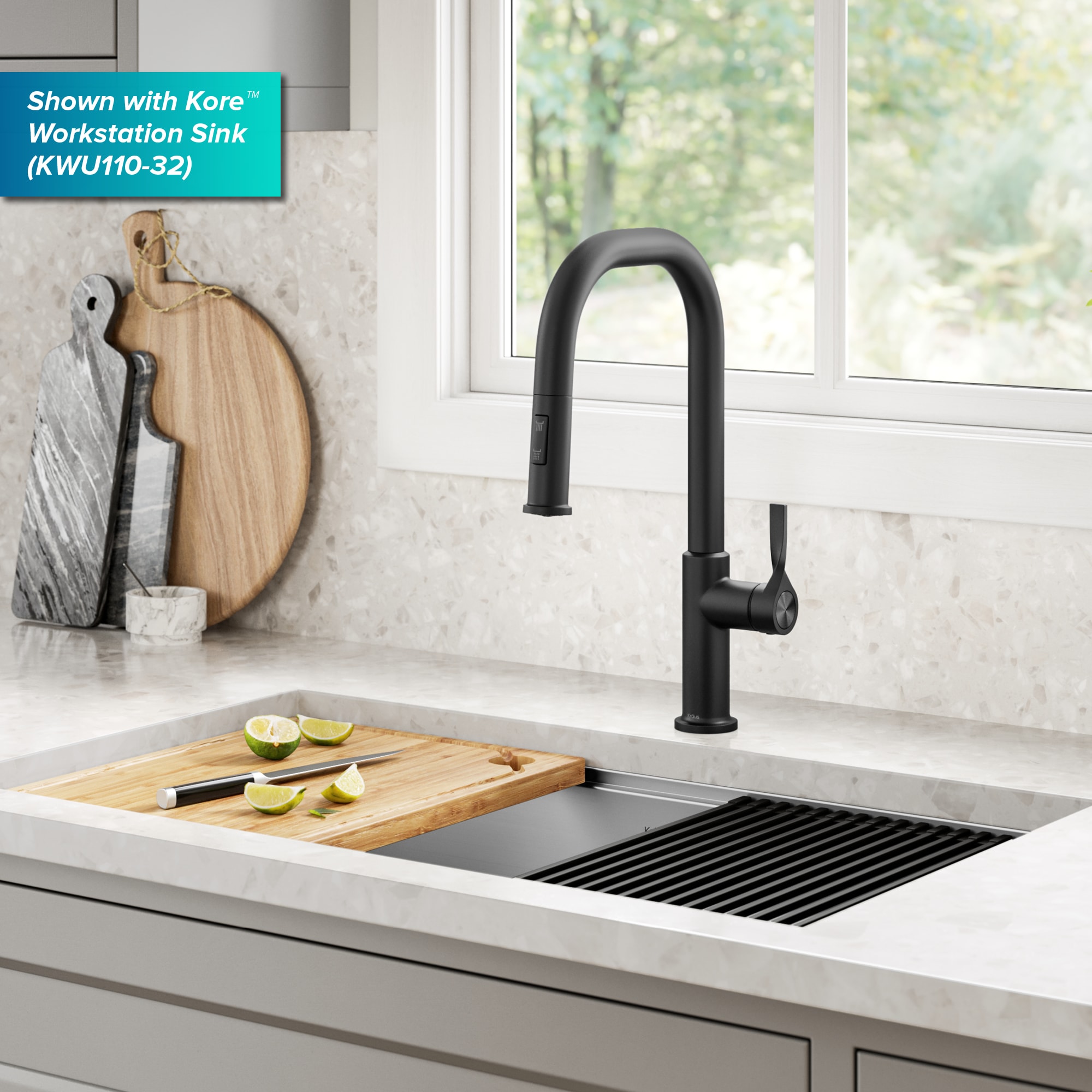 Kraus KPF-2841MB Kitchen-Faucets - View #3