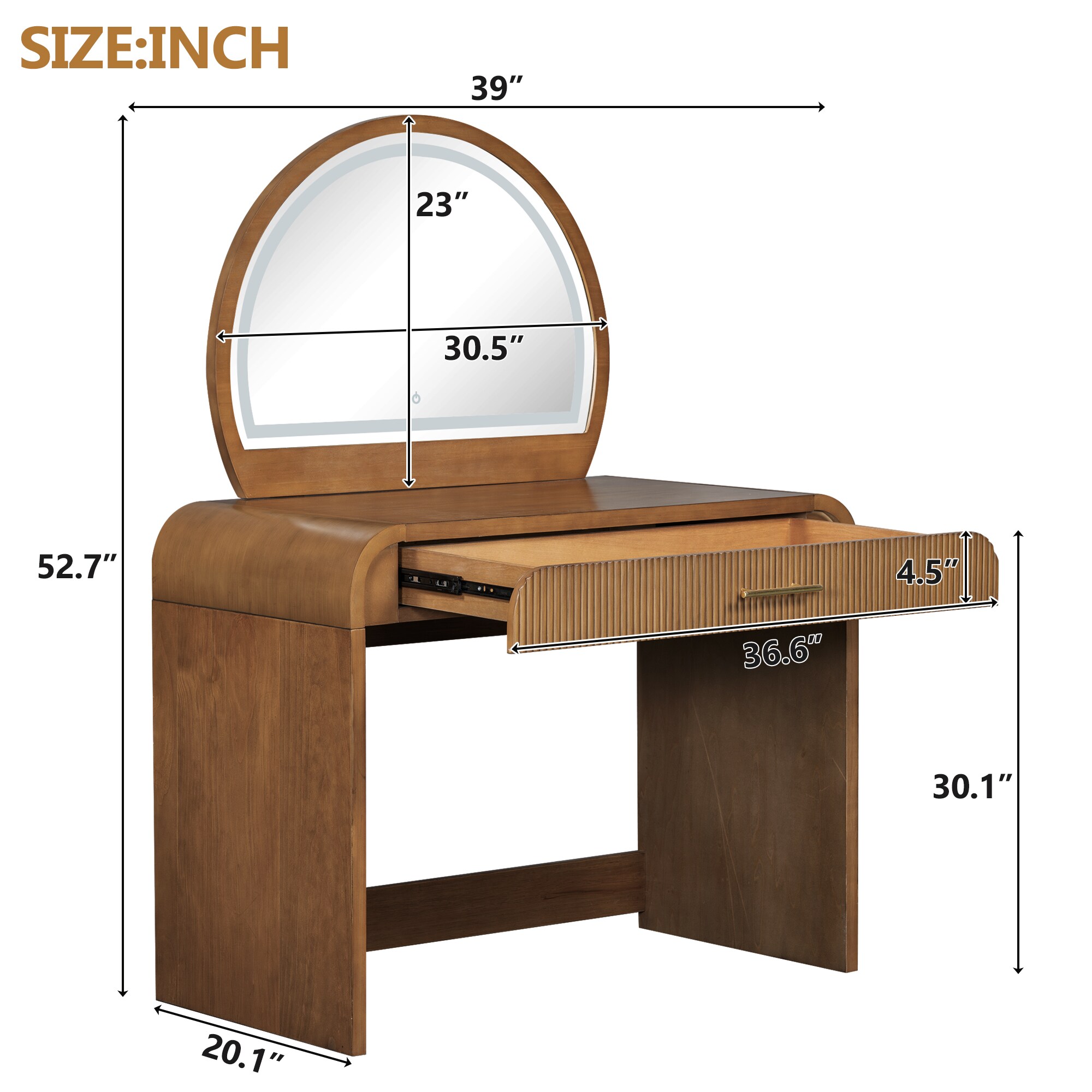 LOVMOR SF-J-N704P196658P Bedroom-Vanities - View #4