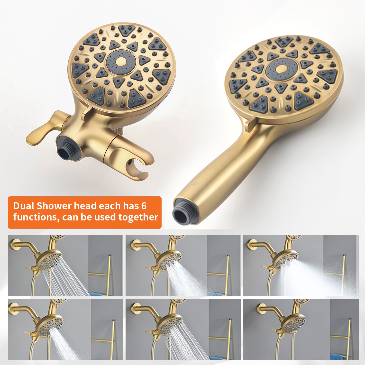 WELLFOR YBT1204HCH Showerhead-Bar-Panels - View #6