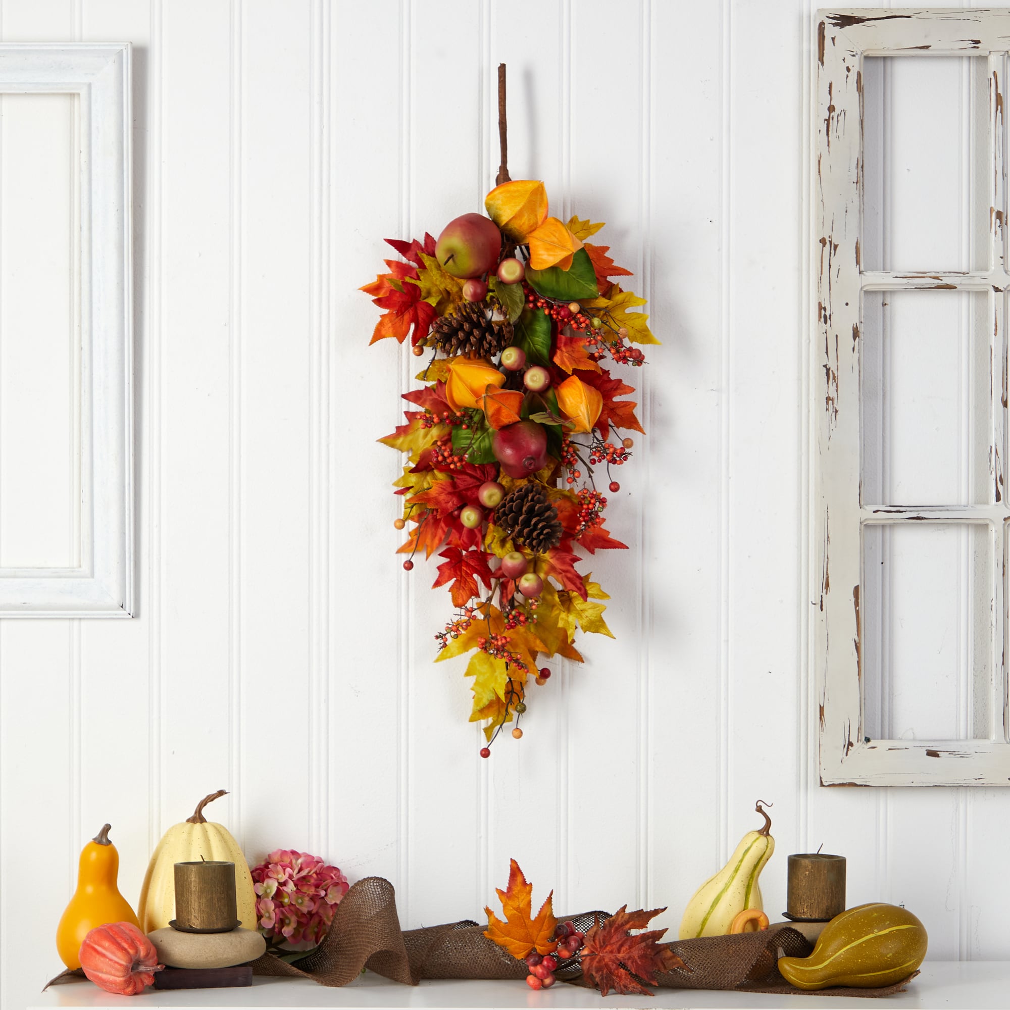 Nearly Natural W1231 Artificial-Thanksgiving-Wreaths - View #5