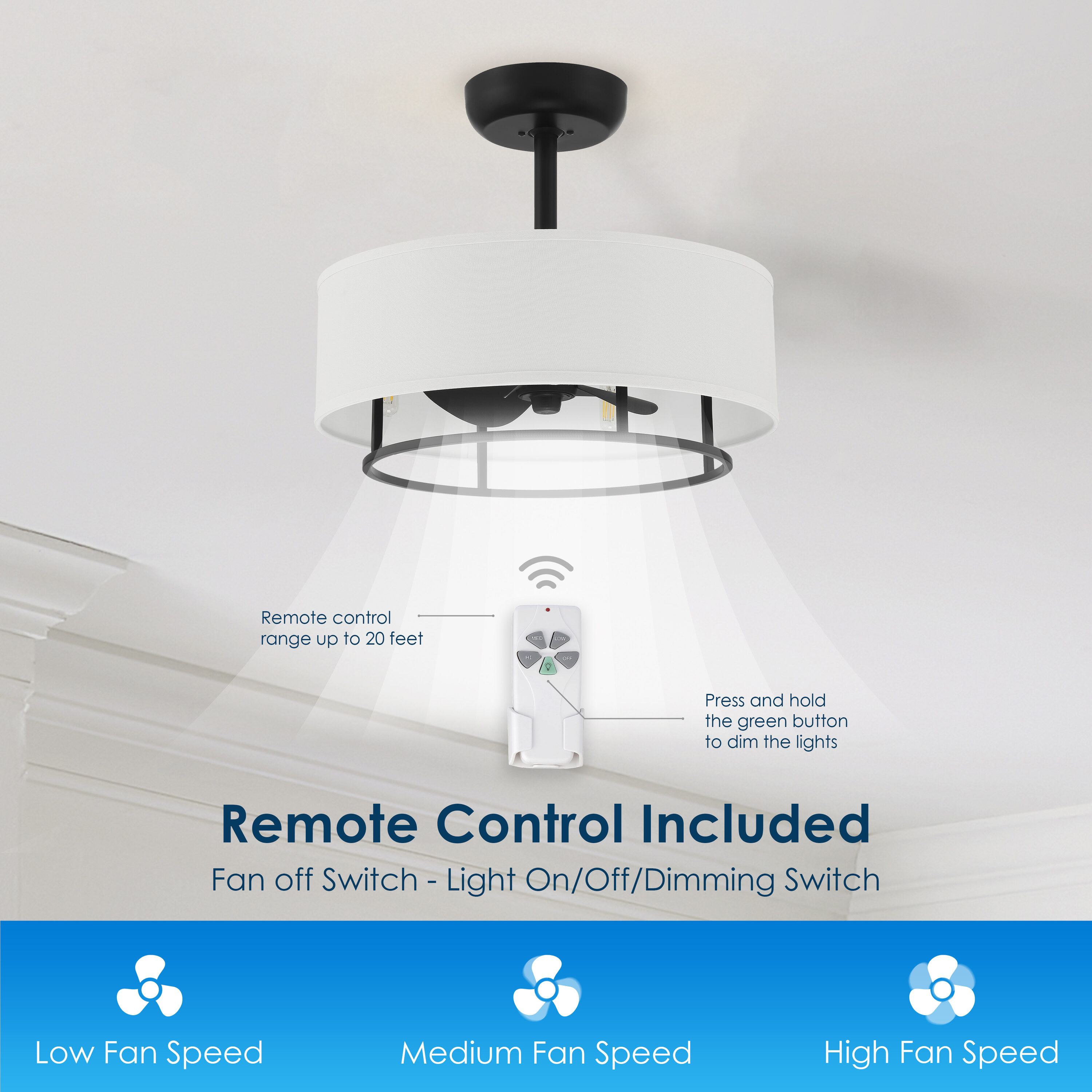 Arranmore Lighting & Fans AR-2016MB Ceiling-Fans - View #3