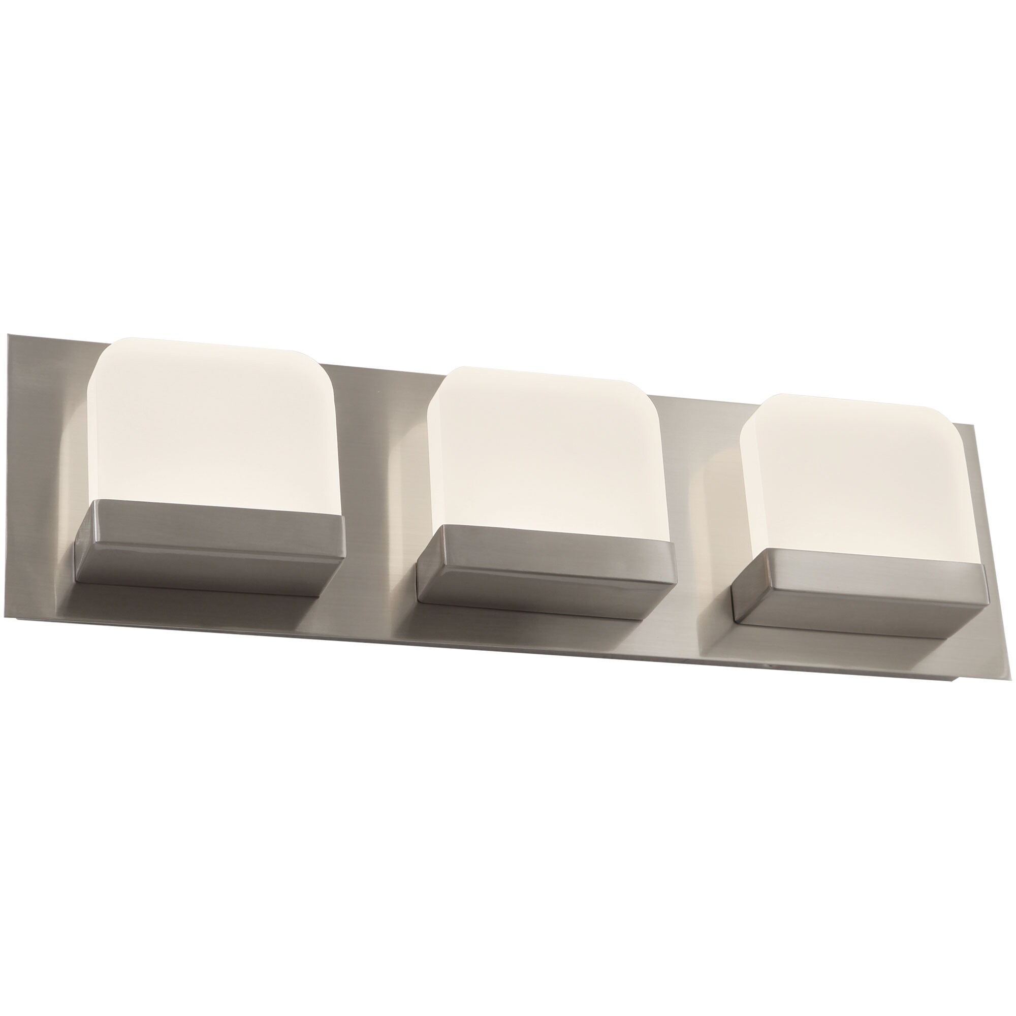 Volume Lighting V1253-33 19-in 3 -Light Brushed Nickel Integrated LED Modern/contemporary Vanity light