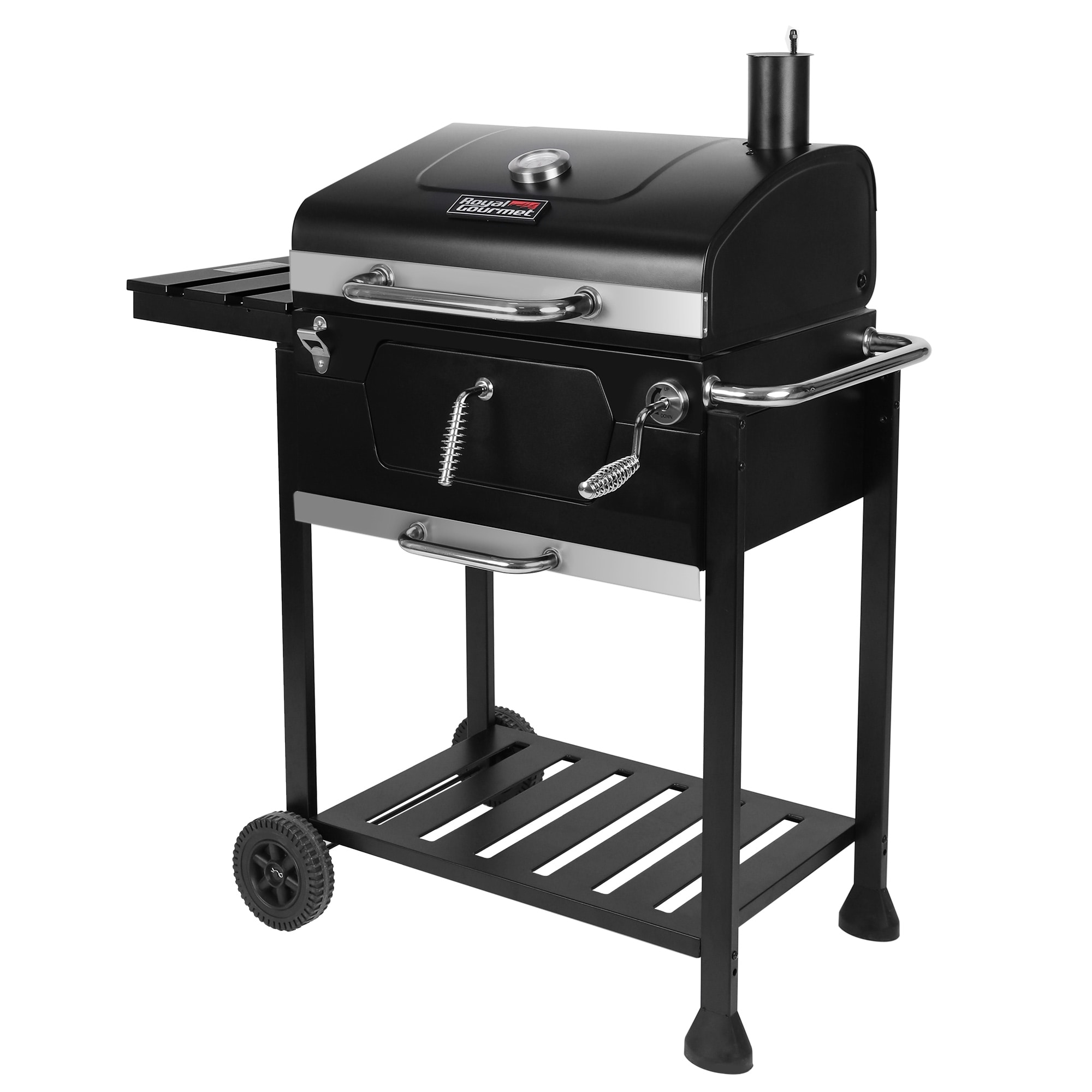 Royal Gourmet 24-in W Black Charcoal Grill in the Charcoal Grills