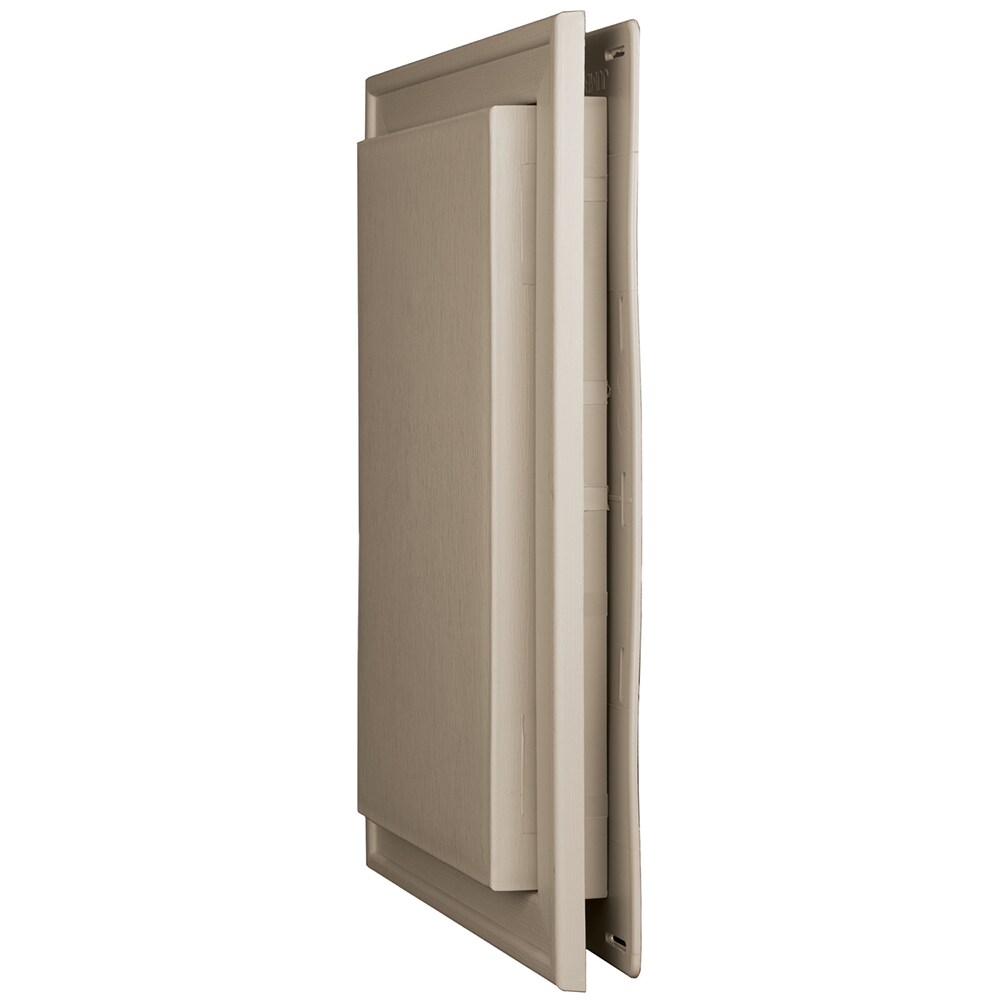 Builders Edge 8-in x 12-in Clay Vinyl Universal Mounting Block in the ...