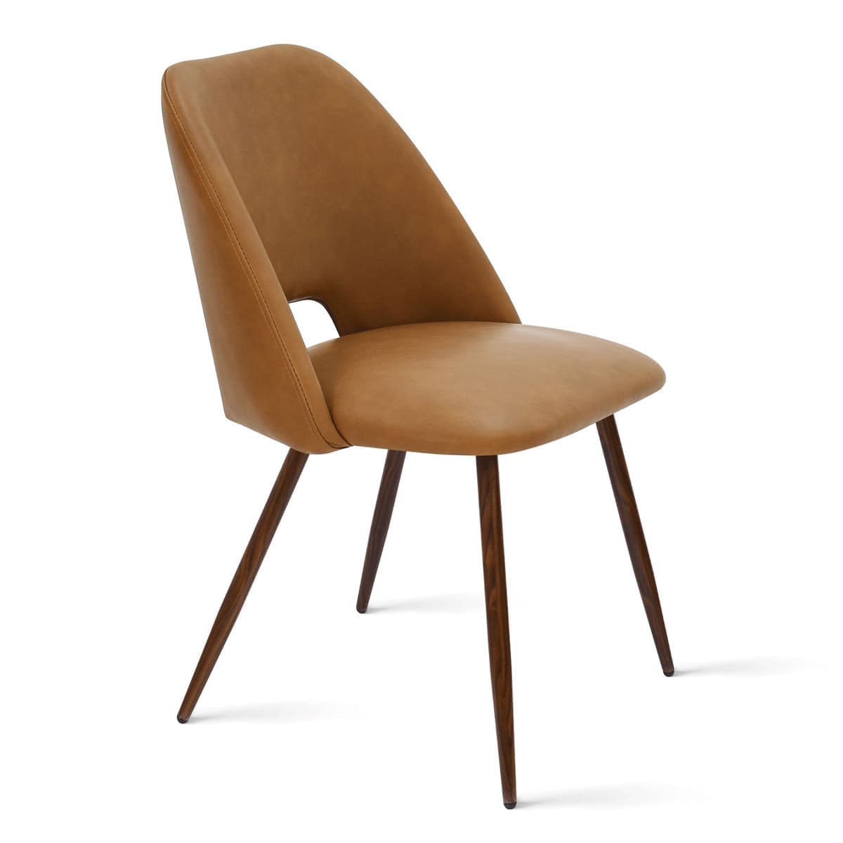 Maison Boucle EDWIN-CHAIR-BRNPU Dining-Chairs - View #4