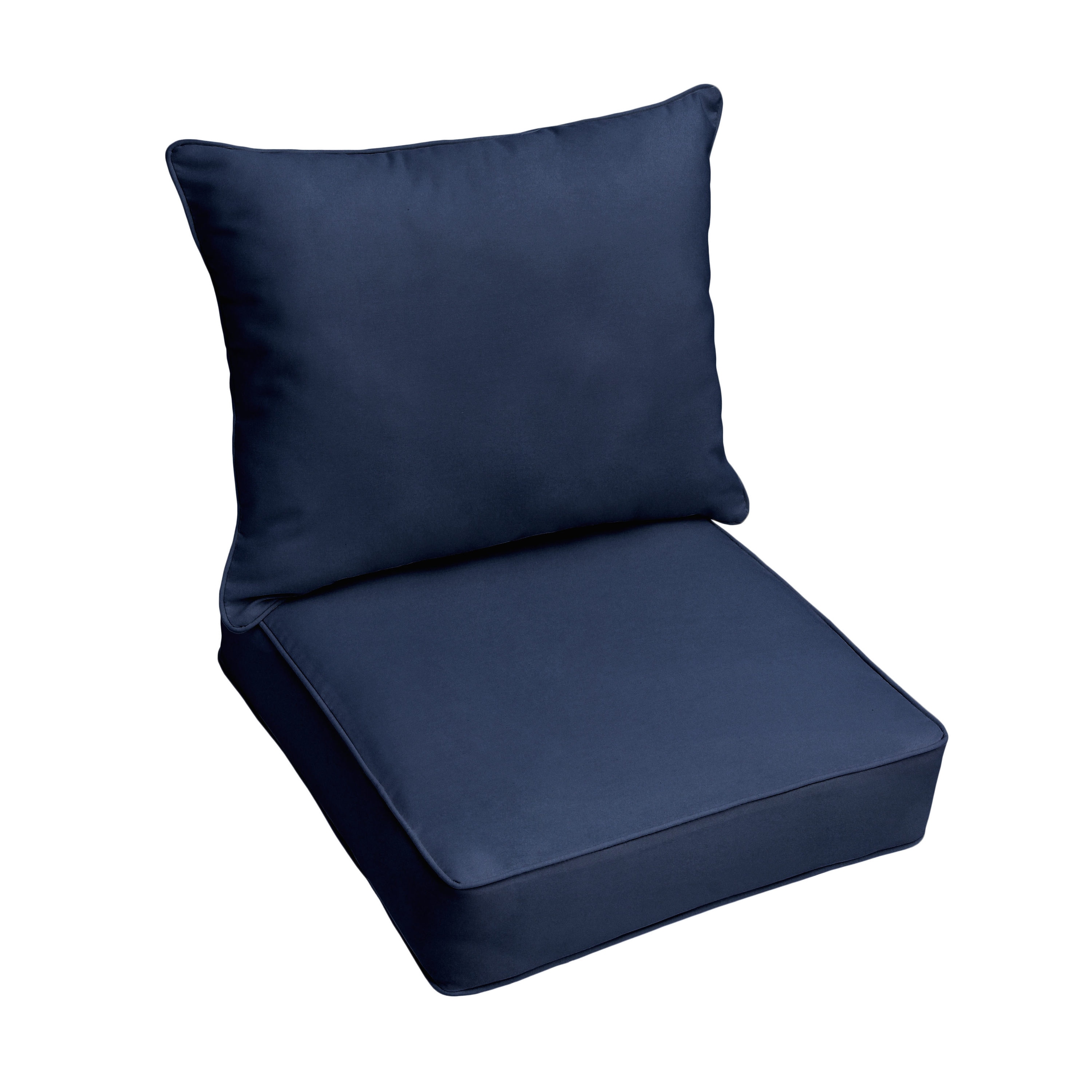 Blue White Mozaic Chair Pad