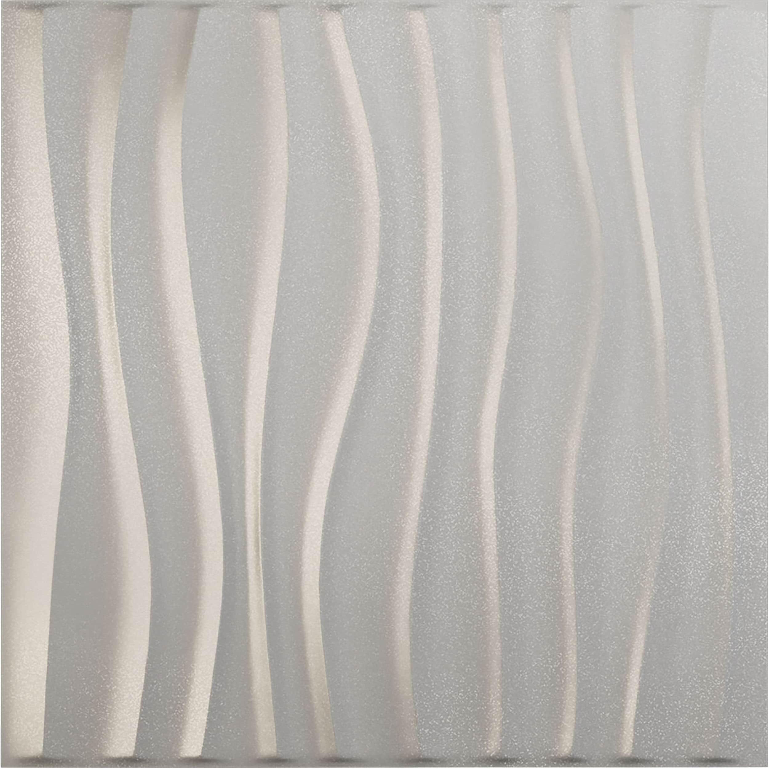 Ekena Millwork WP20X20SOASV 19-5/8-in x 19-5/8-in Embossed Paintable/Stainable Silver PVC Wall Panel (