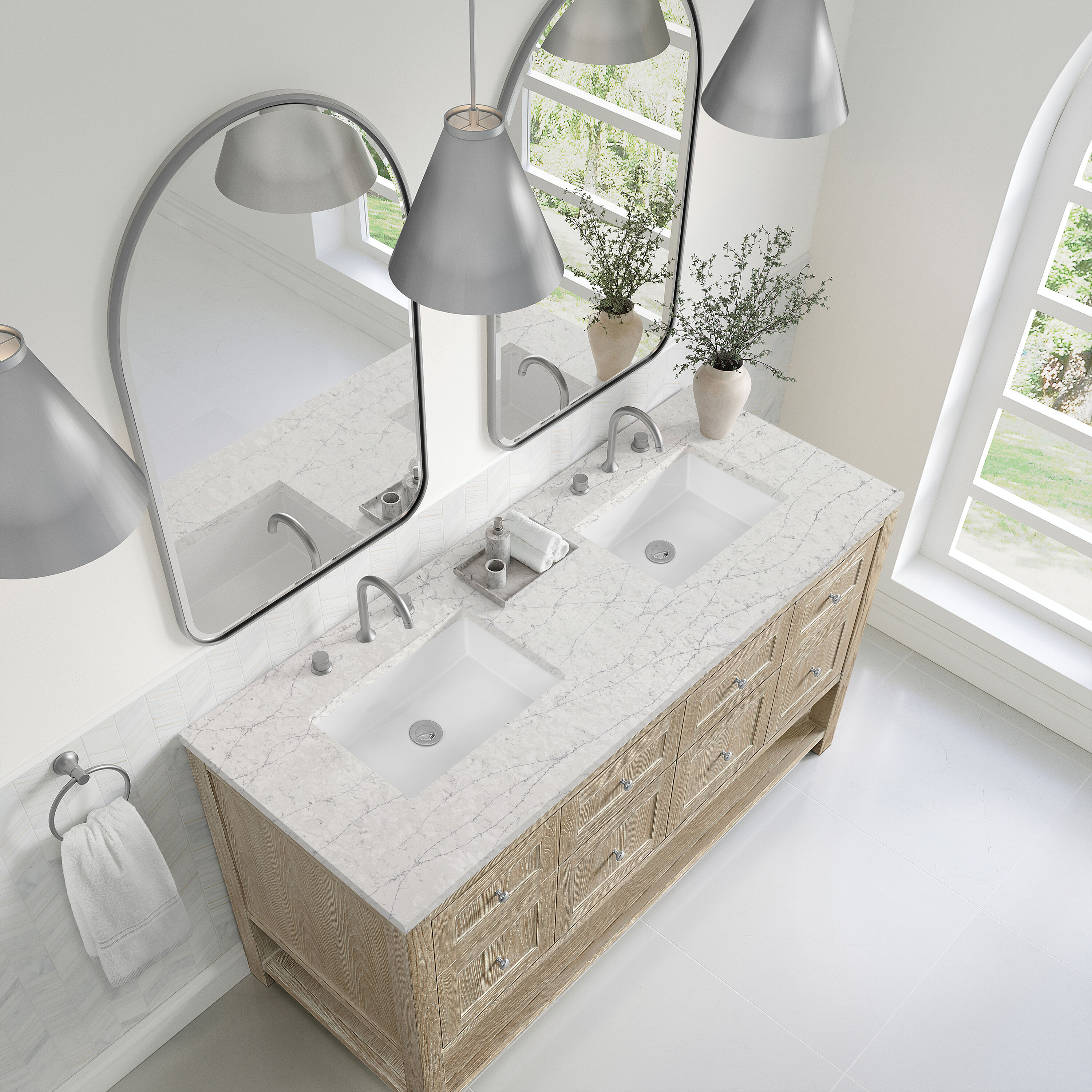 James Martin Vanities 330-V60D-WWO-3EJP Bath-Vanity-Combo - View #6