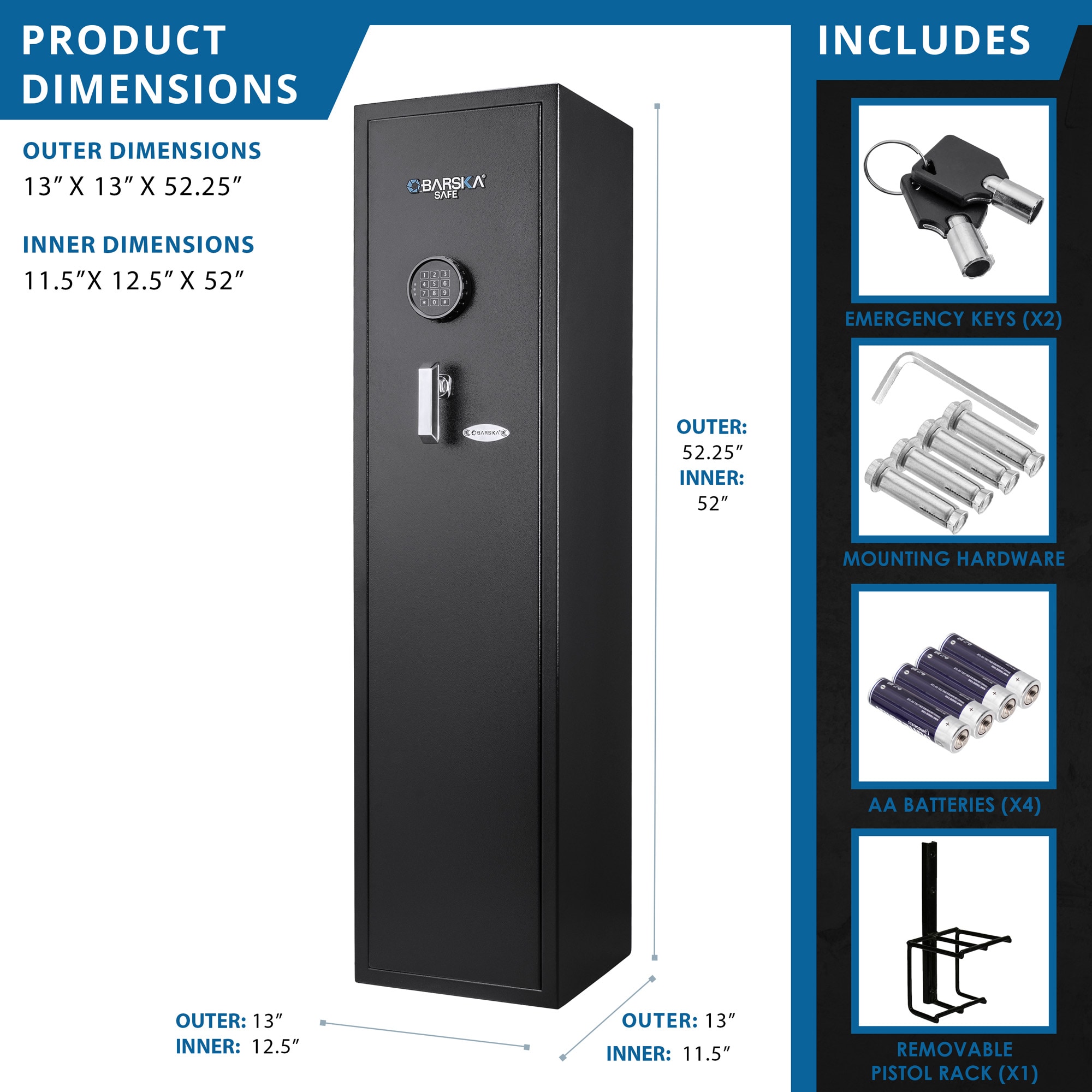 LOVMOR SF-Y-B2734P254817 Cash-Check-Safes - View #5