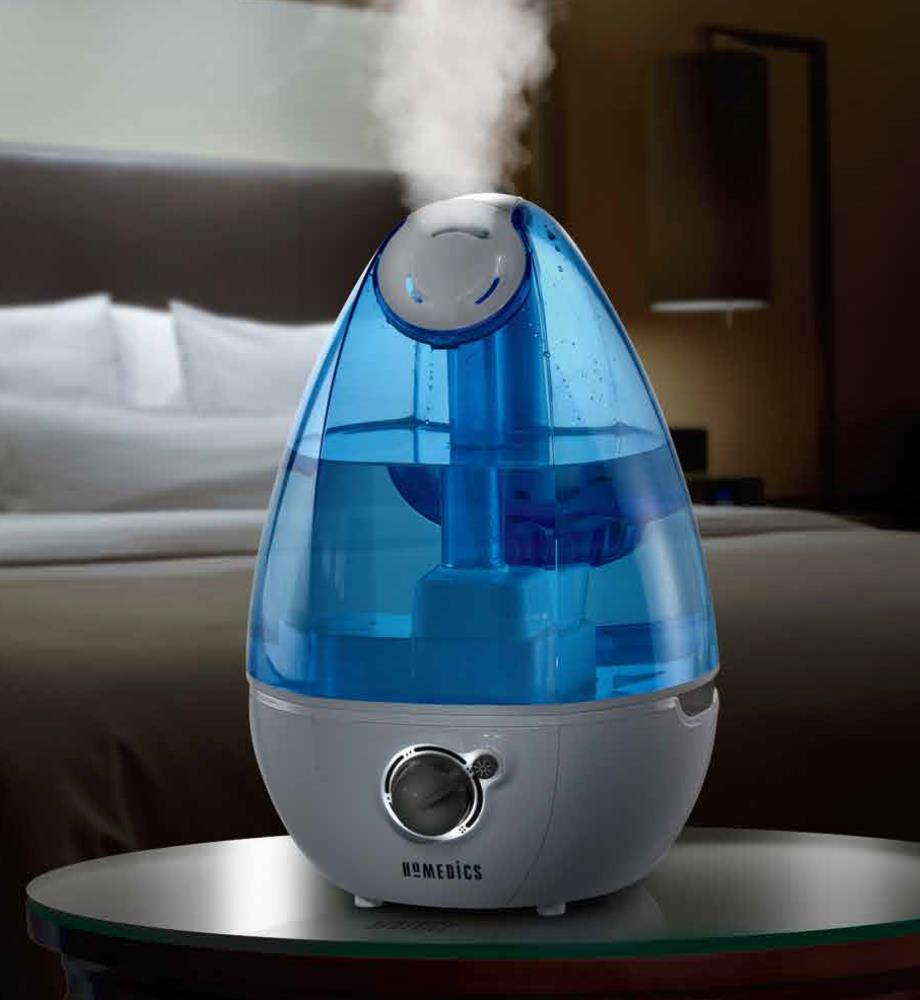 HOMEDICS TotalComfort 1-Gallon Tabletop Cool Mist Humidifier (For Rooms ...