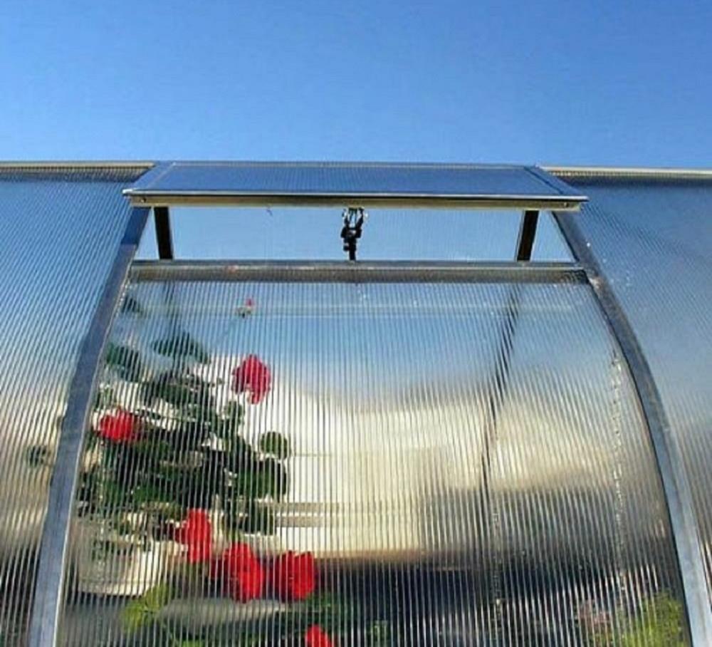 Hoklartherm RIGA Polycarbonate Greenhouse Roof Window in the 