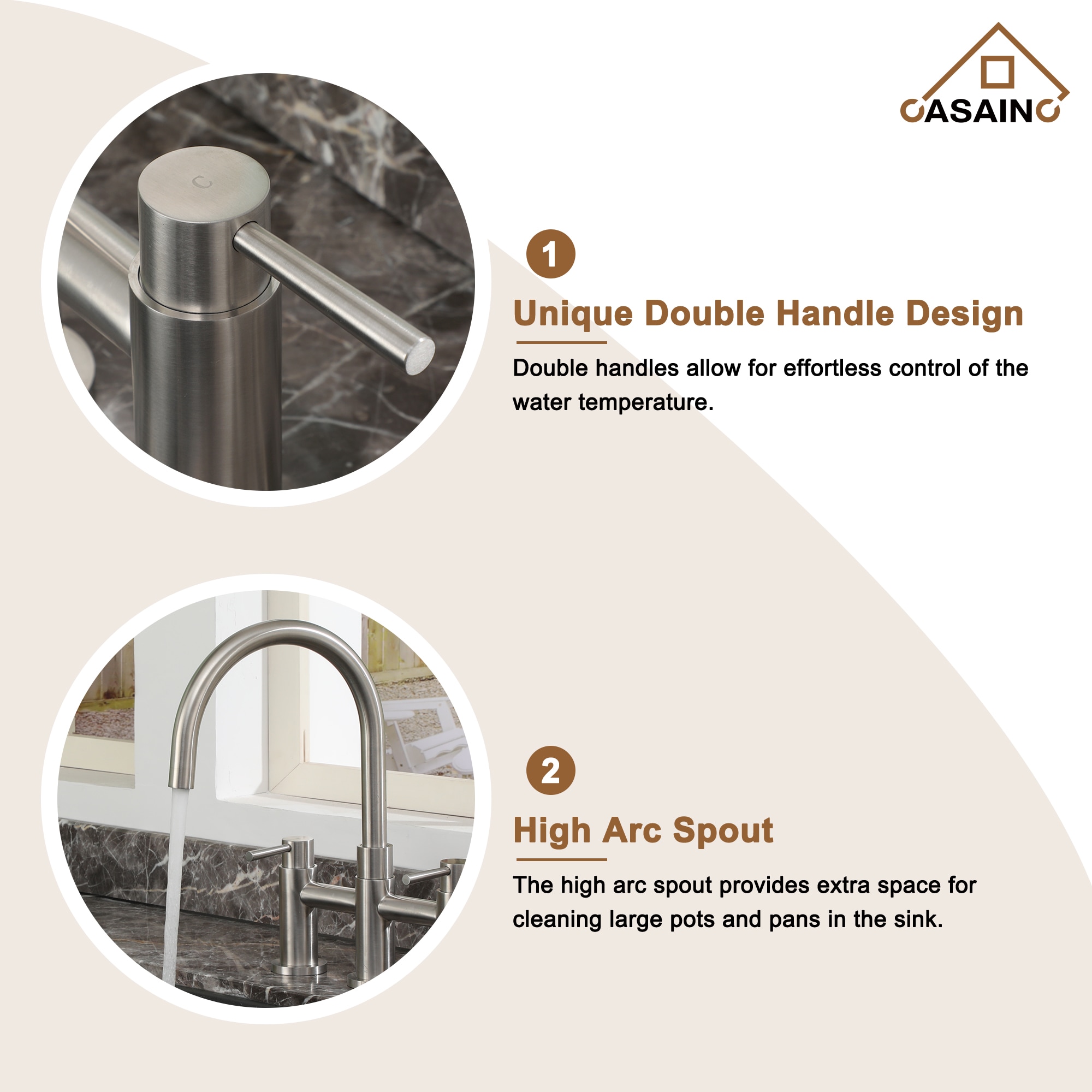 CASAINC CASA02GP14NS Kitchen-Faucets - View #8