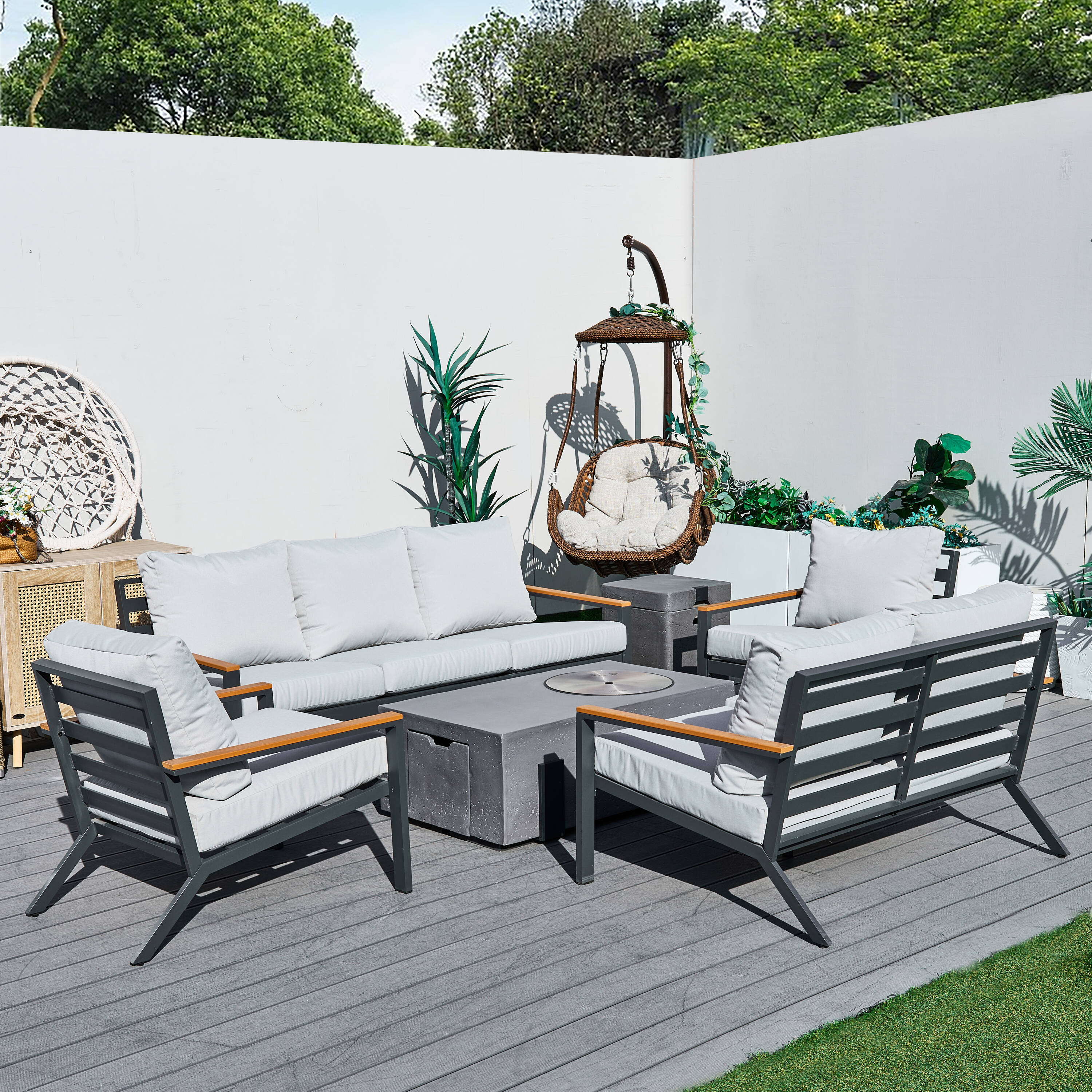 Direct Wicker DWS-2481TSCLS&2355G Patio-Conversation-Sets - View #2