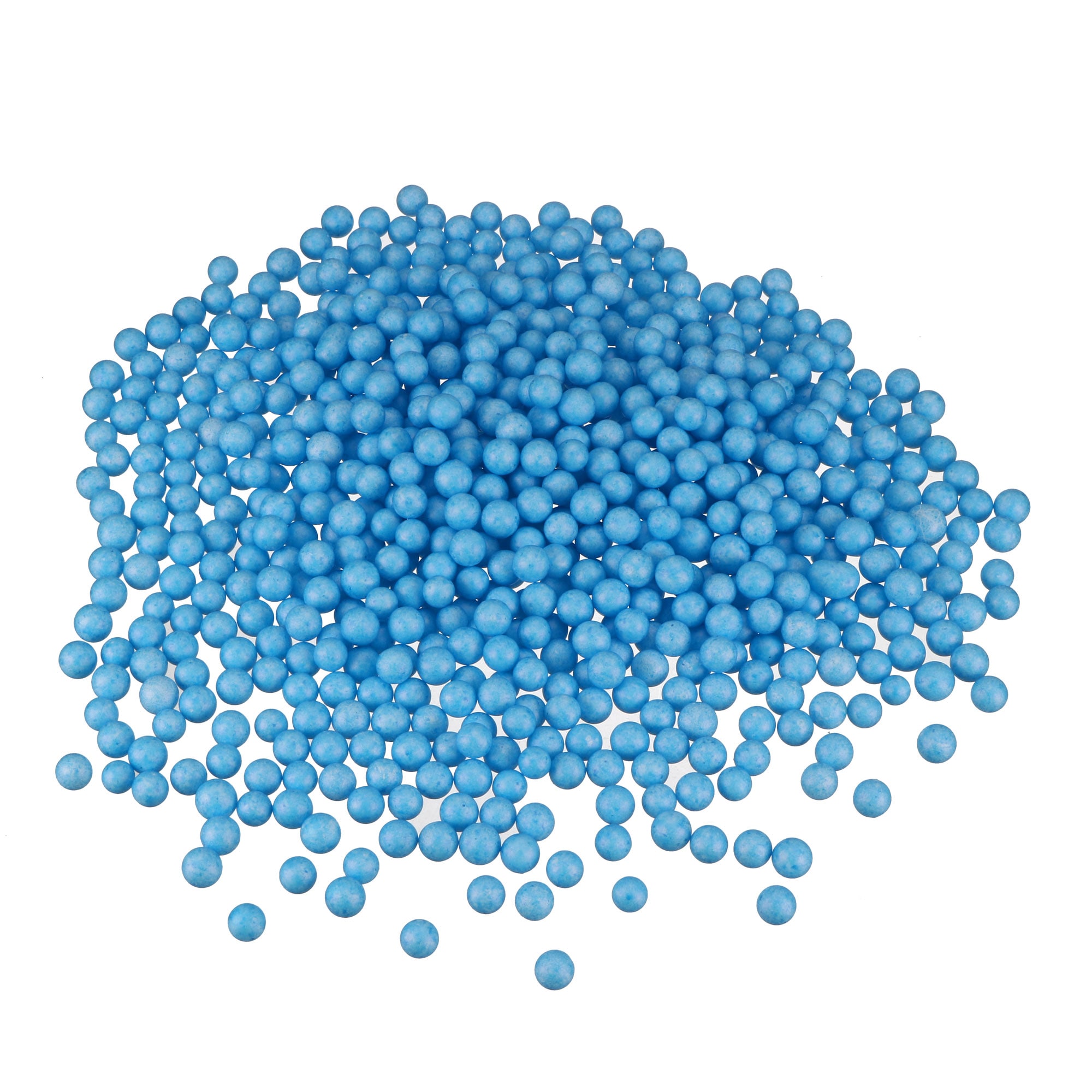 Unique Bargains 1pcs 0.3inch Blue Polystyrene Foam Ball Beads Round for the Arts DIY Crafts Party Decorations Fillings of Vase Pillow