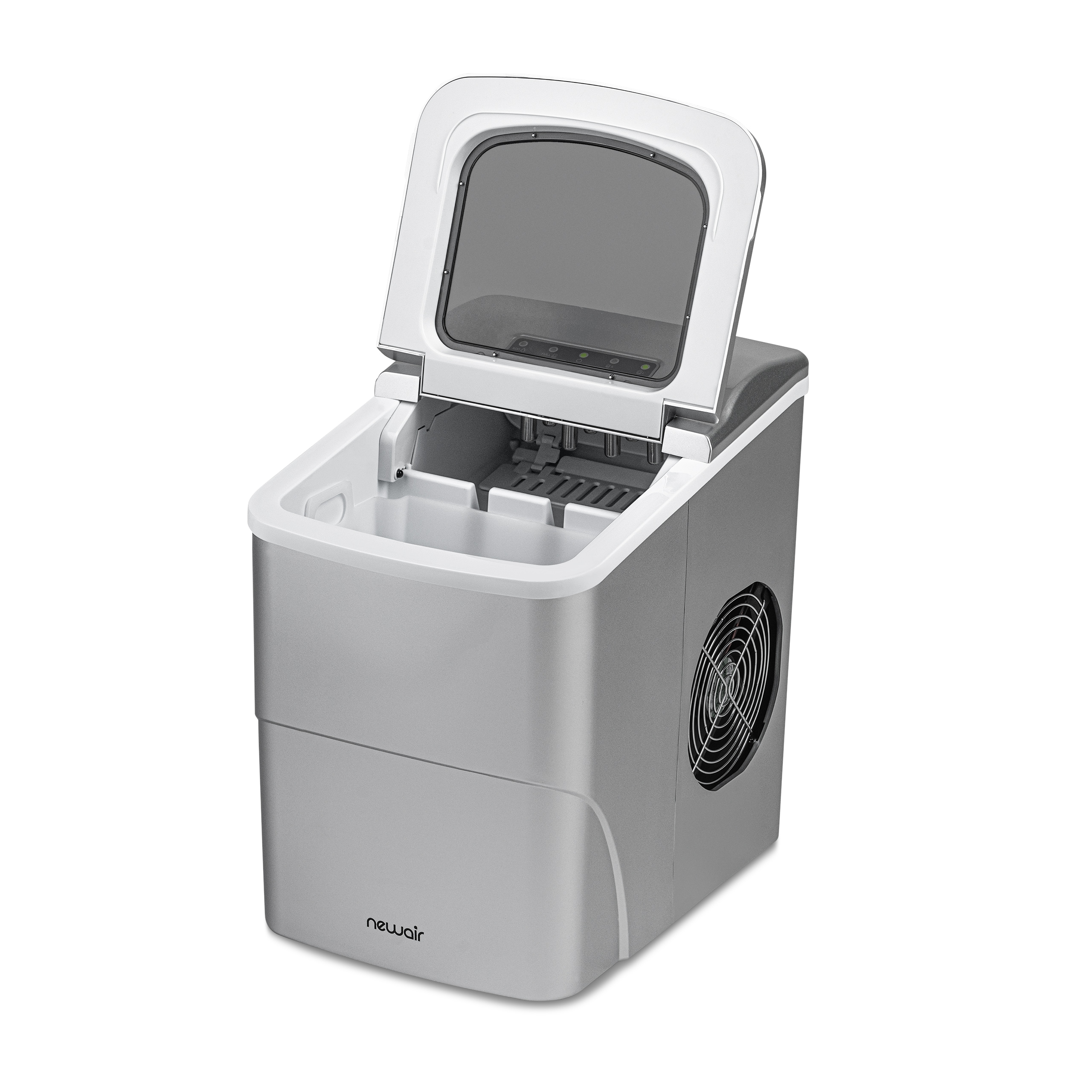 Newair 26 lb Silver Portable Countertop Ice Maker