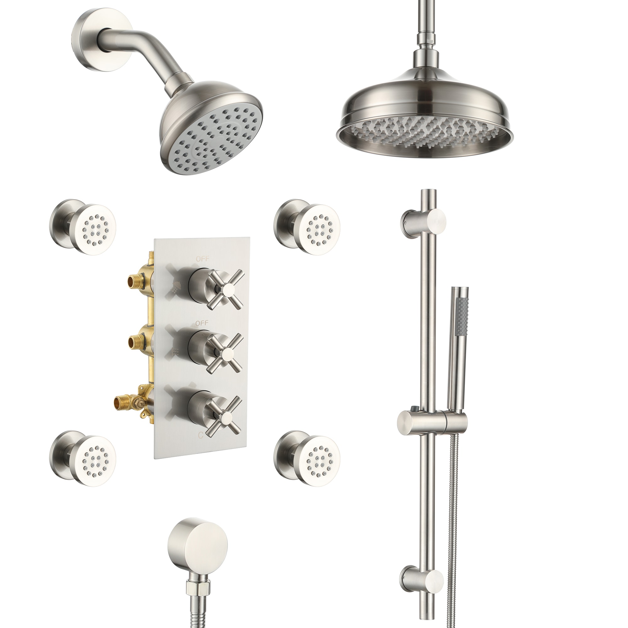 CASAINC WE-SS27MB Showerhead-Bar-Panels - View #6