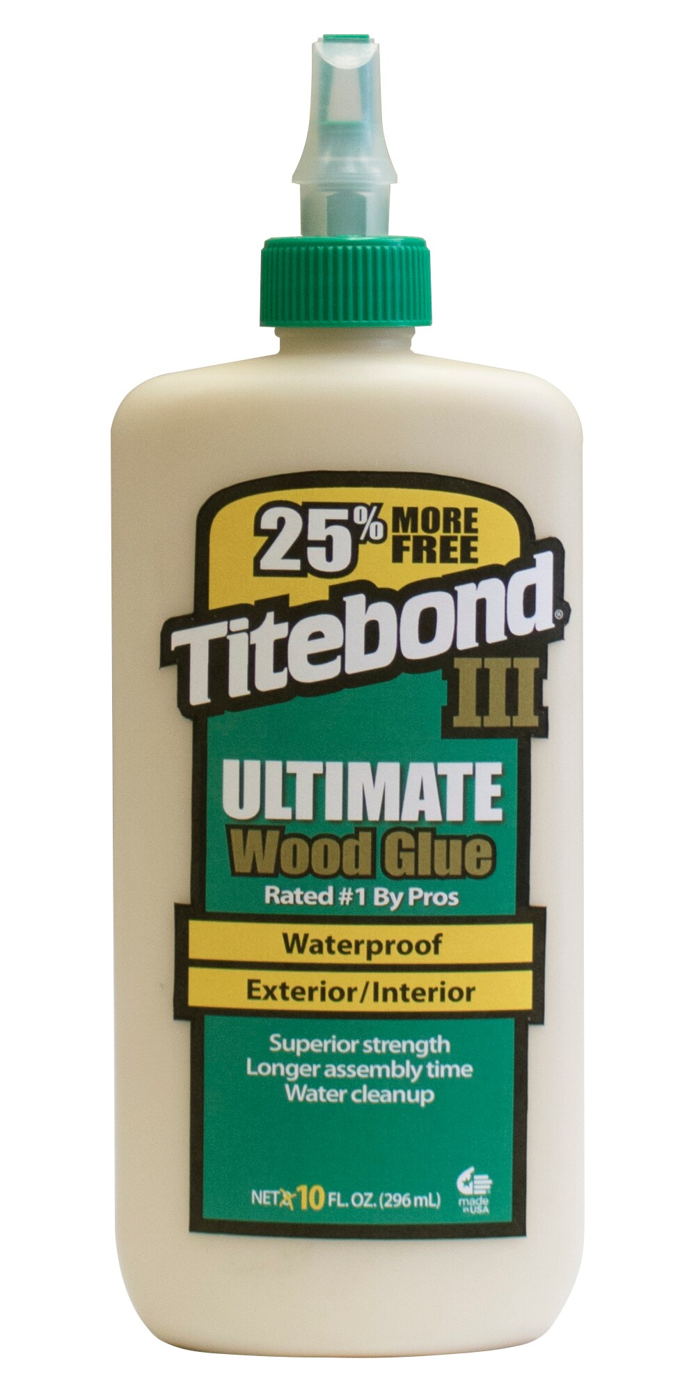 Titebond III Ultimate Wood Glue Brown Waterproof, Interior/Exterior Wood  Adhesive (Actual Net Contents: 16-fl oz)