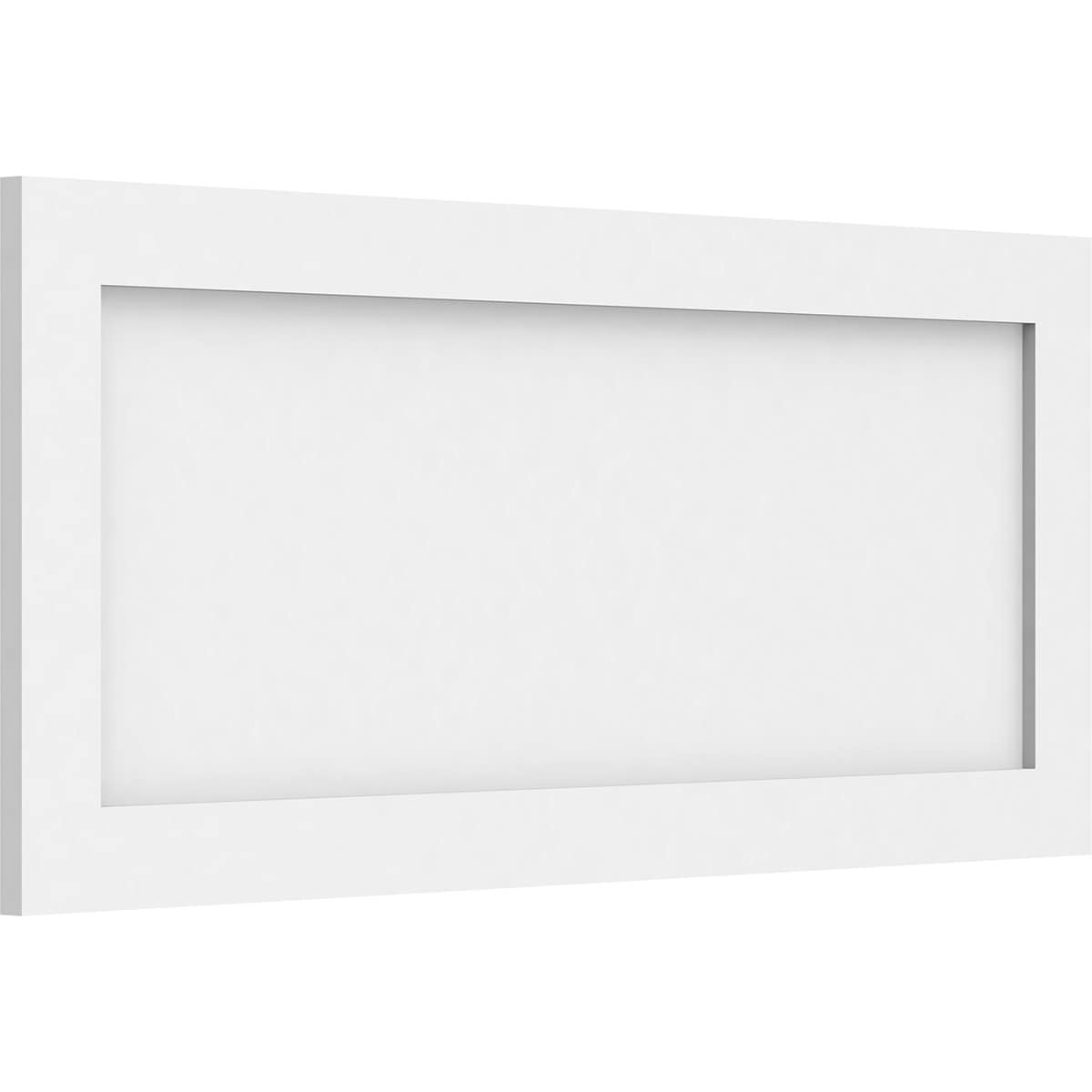Ekena Millwork WALP32X14X062CNL 32-in x 14-in Smooth Paintable/Stainable White PVC Fretwork Wall Panel (