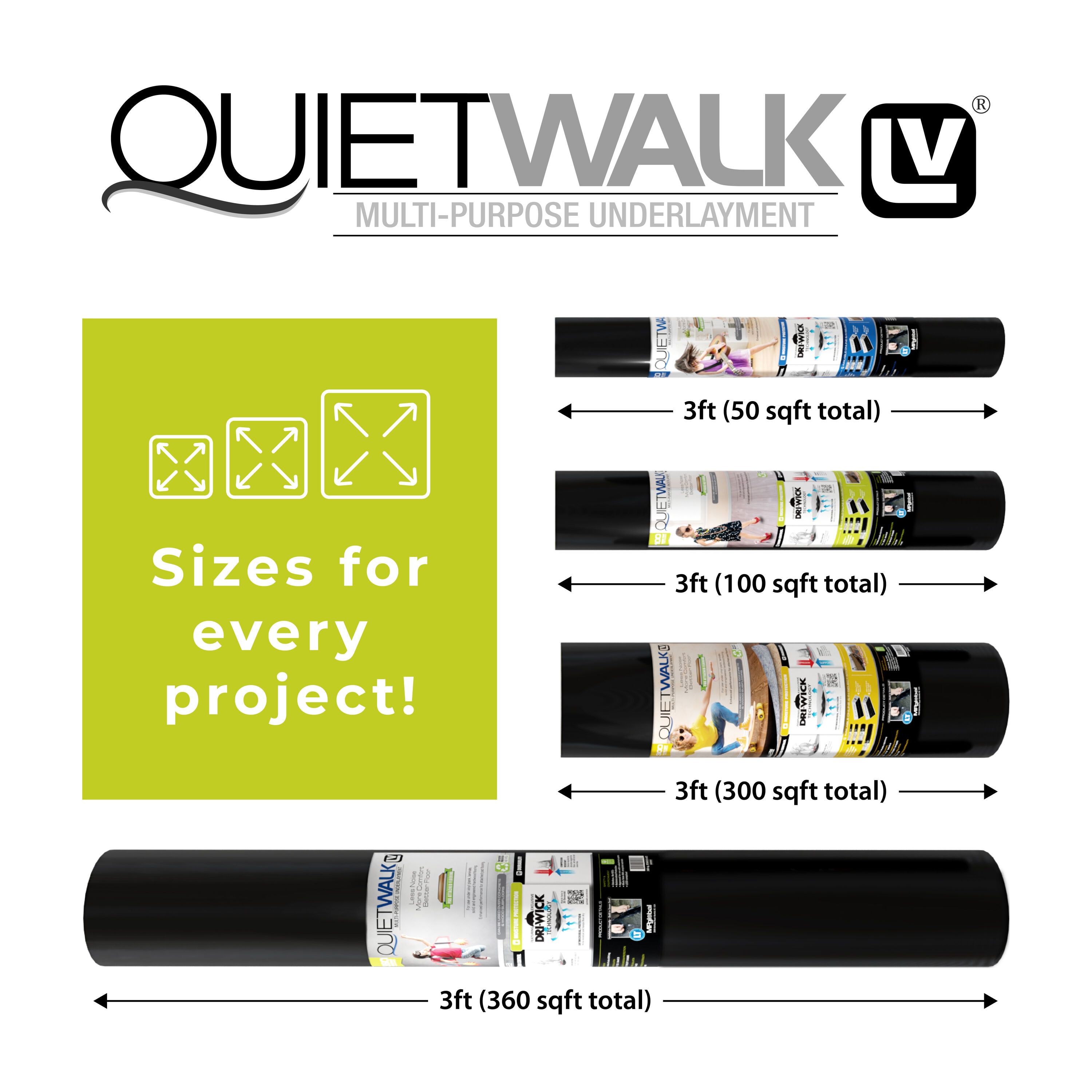 QuietWalk QWLV360 Laminate-Underlayment - View #4