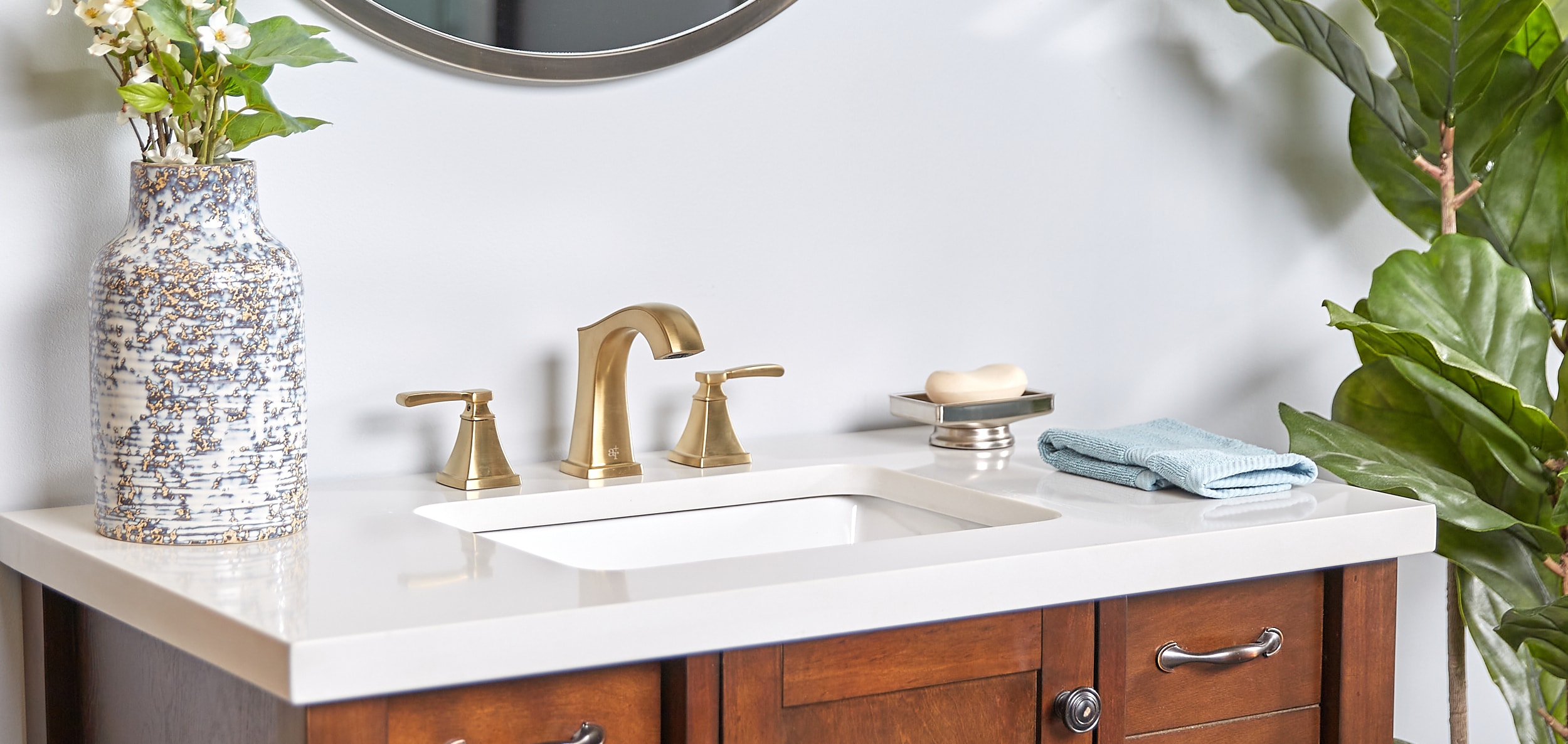 allen + roth 67124W-614408 Lavatory-Faucets - View #4