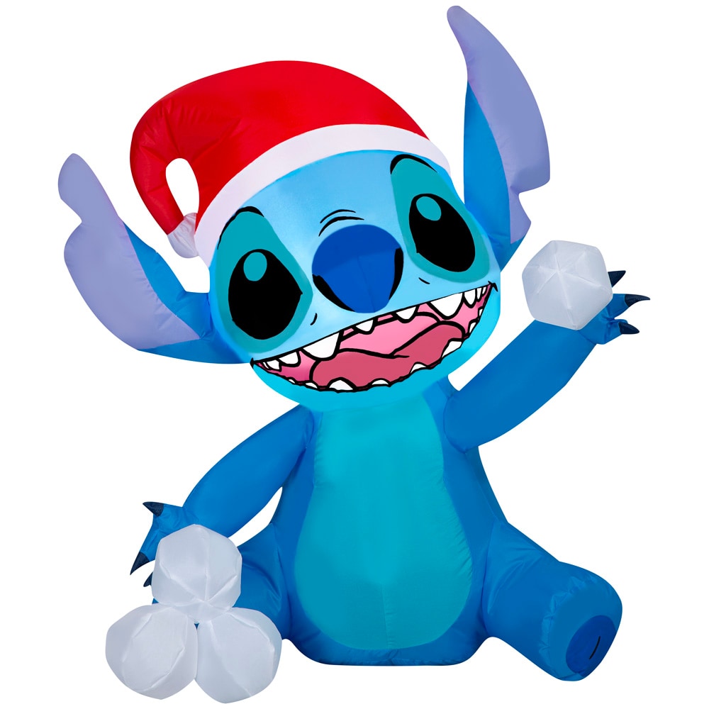 Disney 883684 3.2-ft Lighted Frosted Christmas Inflatable
