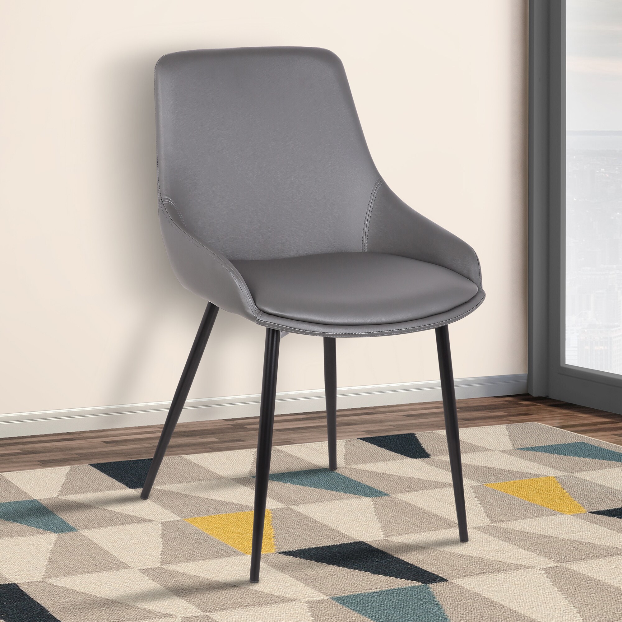 Armen Living LCMICHGREY Dining-Chairs - View #7