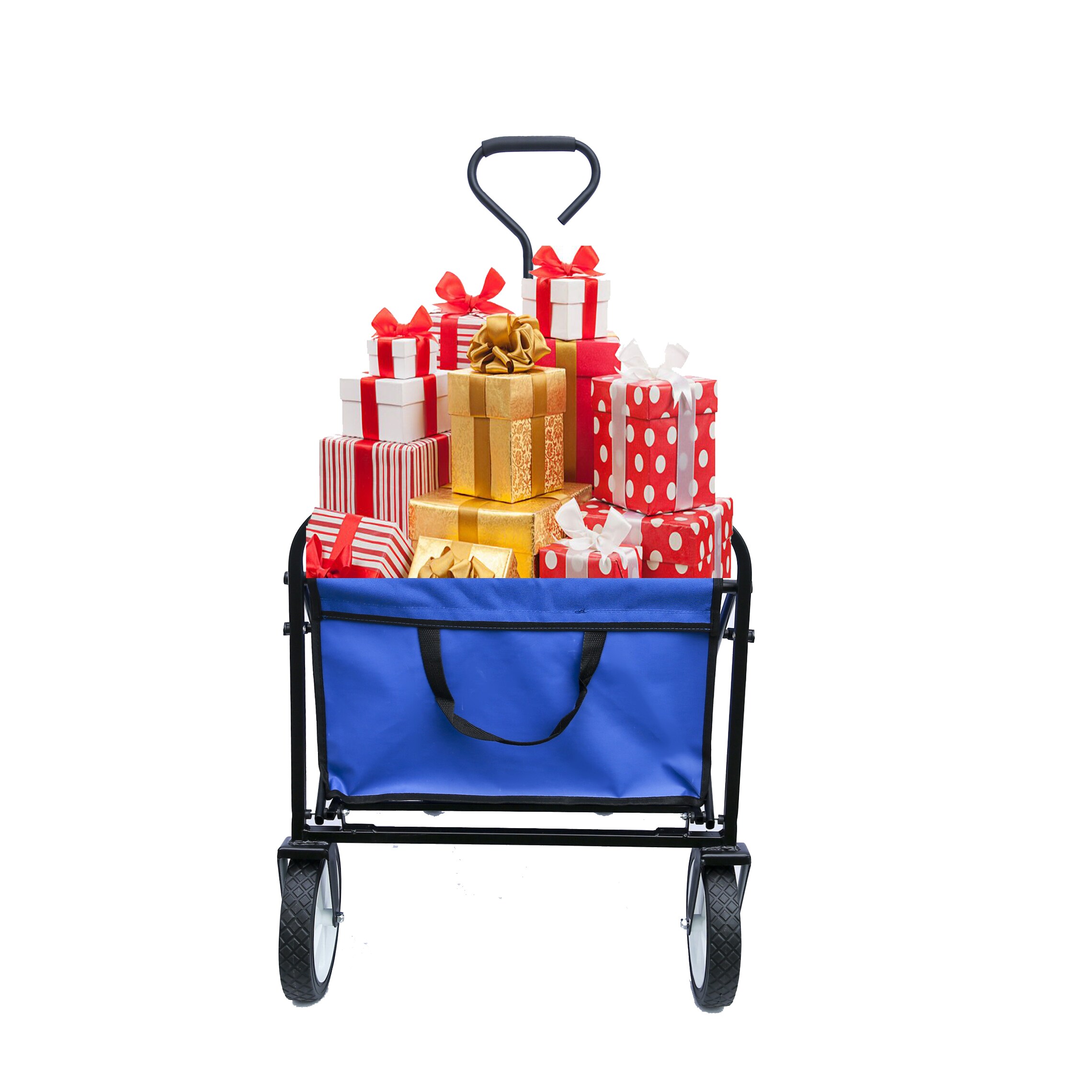 AHIOU HOME Carolyn 3.1-cu ft Steel Folding Yard Cart ZAAHG AHIOU HOME Carolyn 3.1-cu ft Steel Folding Yard Cart ZAAHG