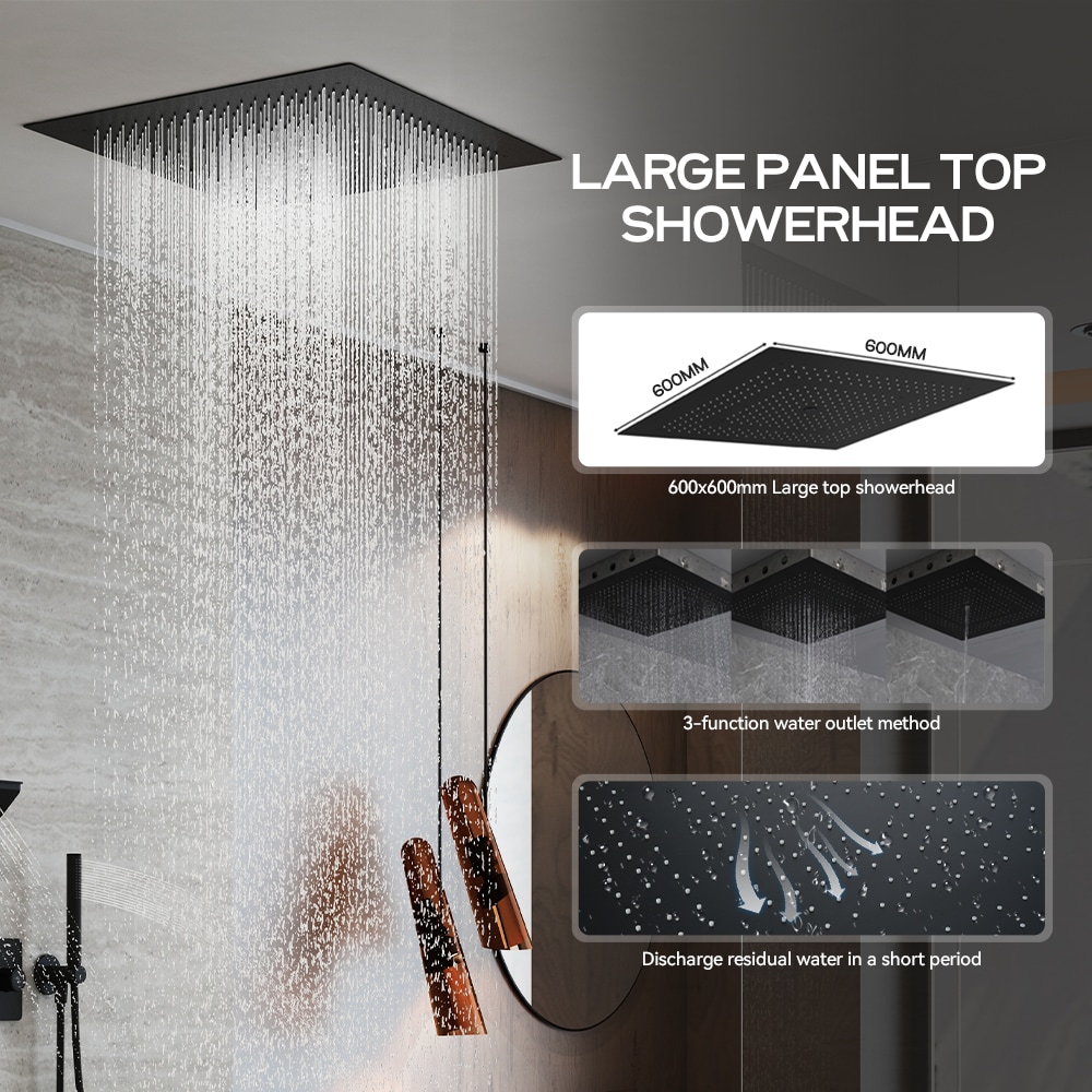 CASAINC KCHS0027-MB Showerhead-Bar-Panels - View #4