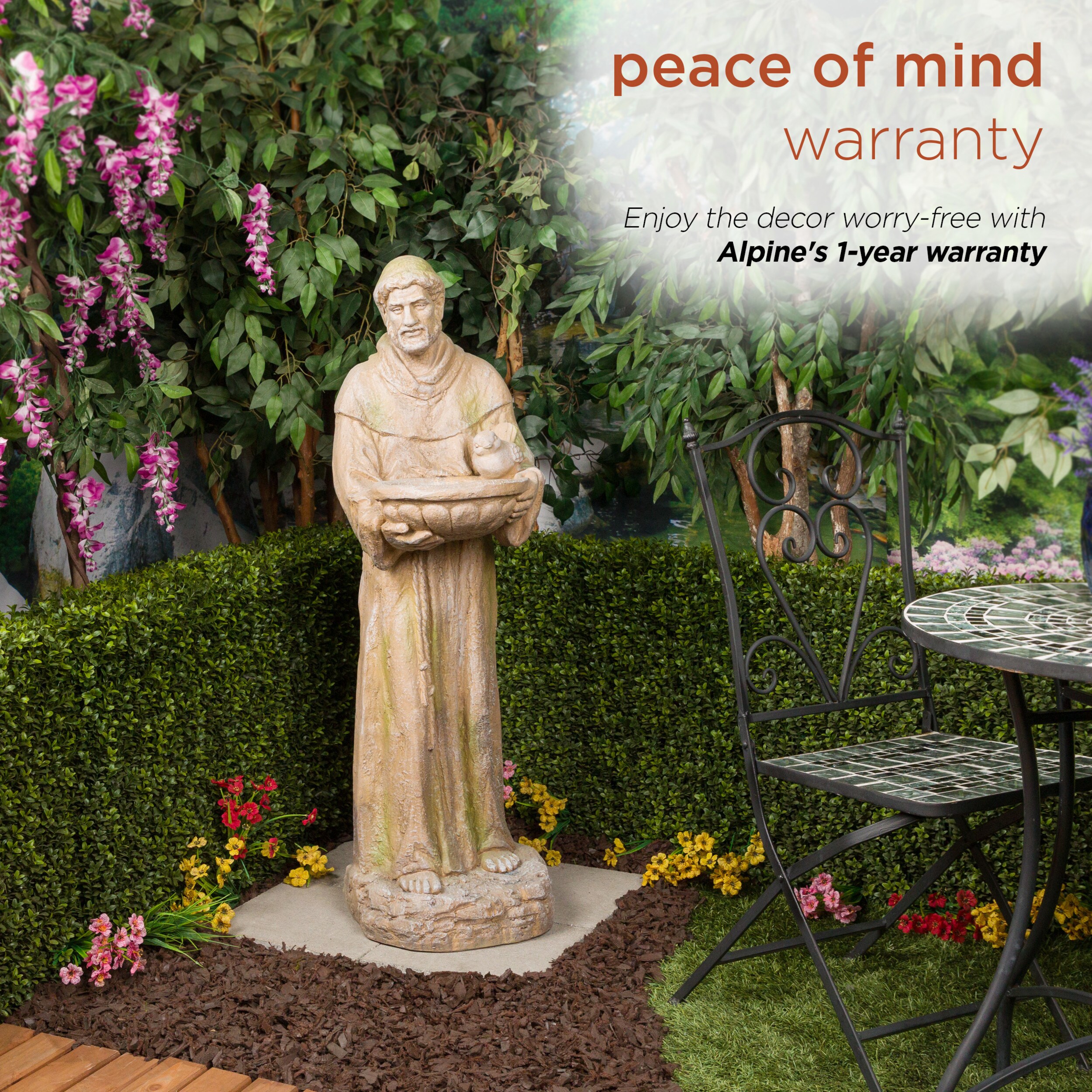 Alpine Corporation QFC107-201 Garden-Statue - View #10