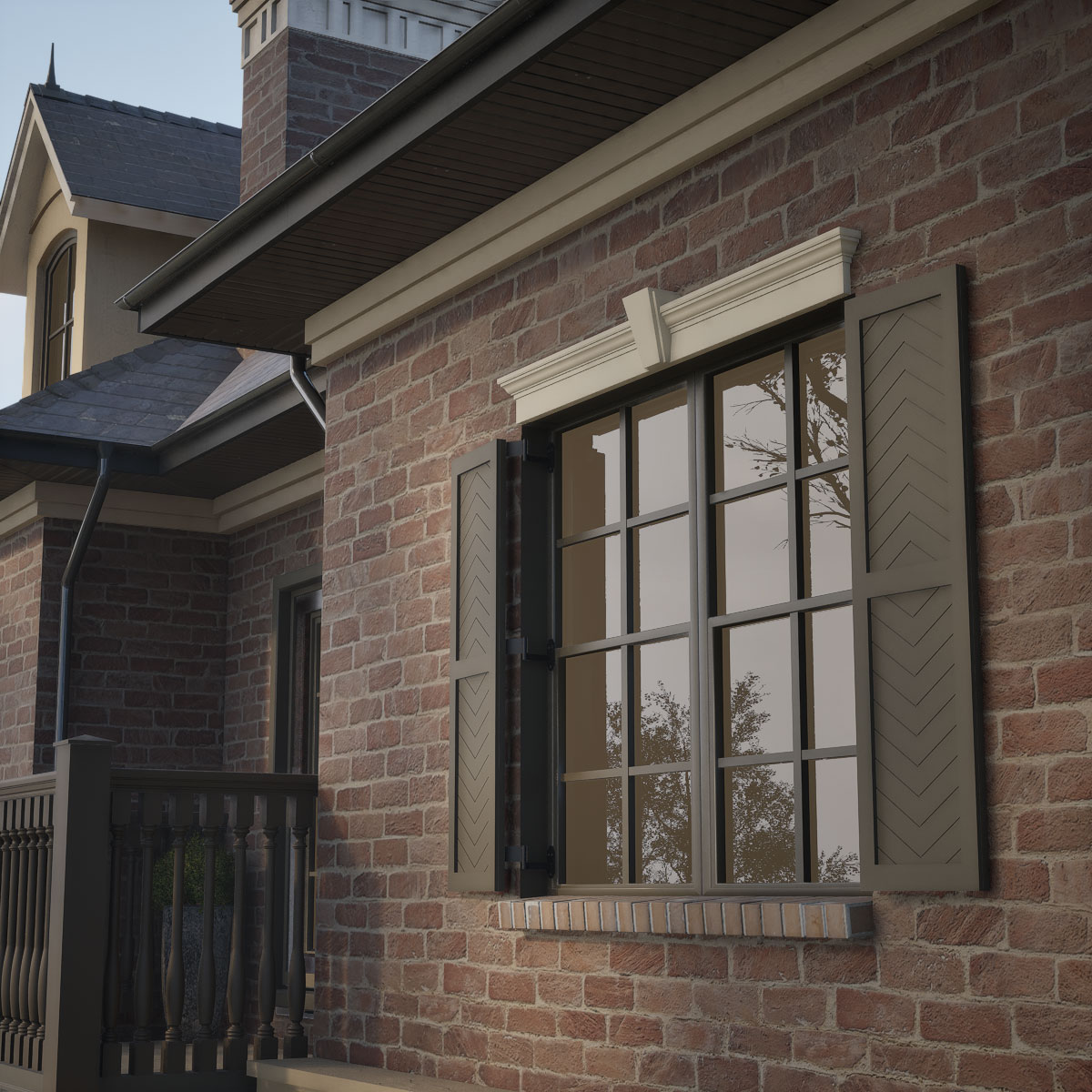 Ekena Millwork CRH06X73KA Exterior-Window-Trim - View #10