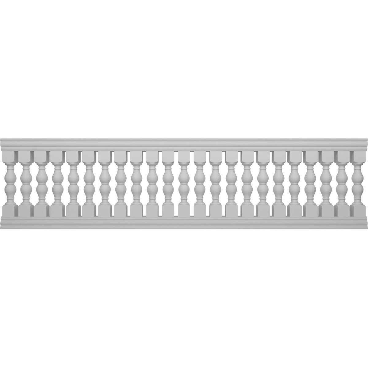 Ekena Millwork BALK42X156AVA FiberThane 13-Feet x 42-Inches Avalon Fiberglass Deck Rail Kit