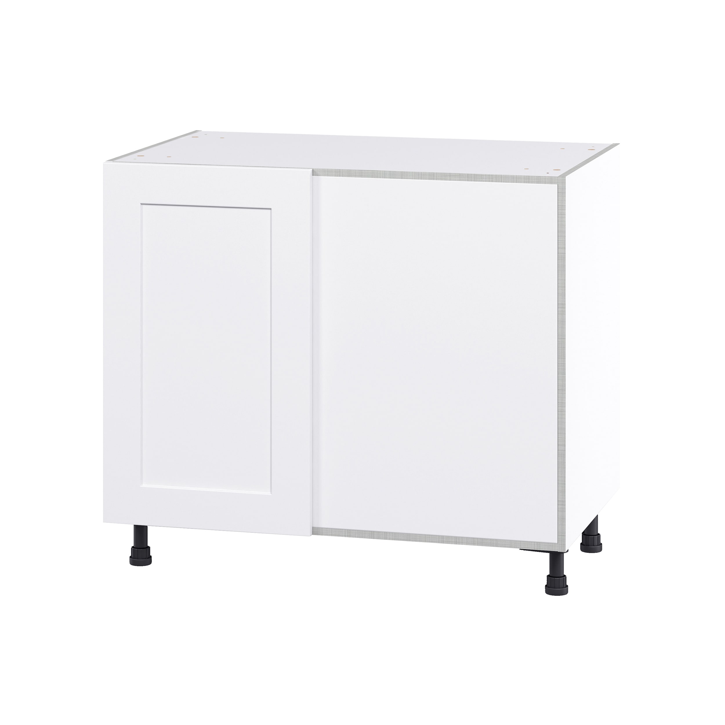 Hugo&Borg DSBBCR39-JO Jolie 39-in W x 34.5-in H x 24-in D Warm White Blind Blind Base Fully assembled Cabinet (Flat Panel Shaker)