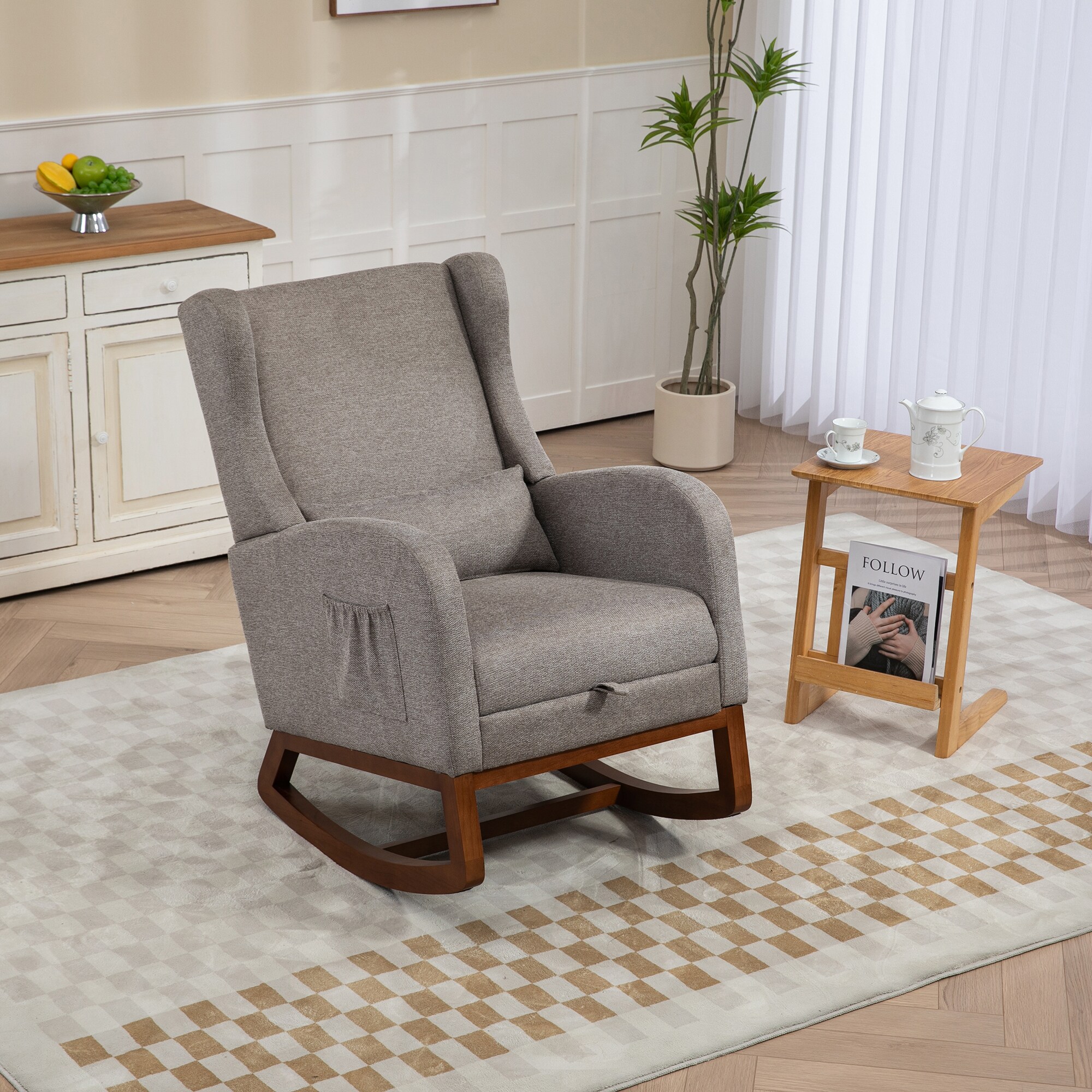 Aortzio HM-A5030-TAUPE chairs - View #2