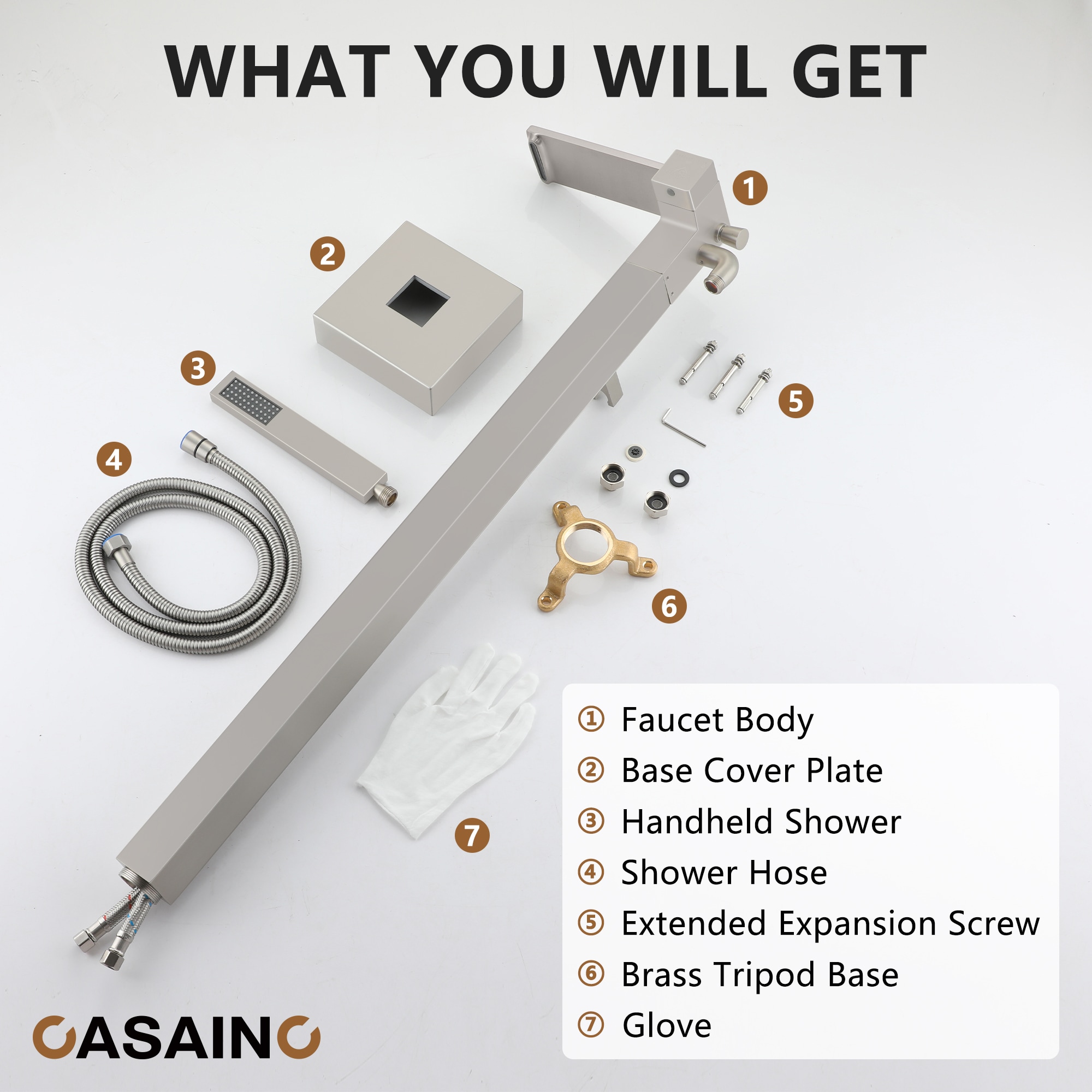 CASAINC MCS97-BG Roman-Tub-Faucets - View #10