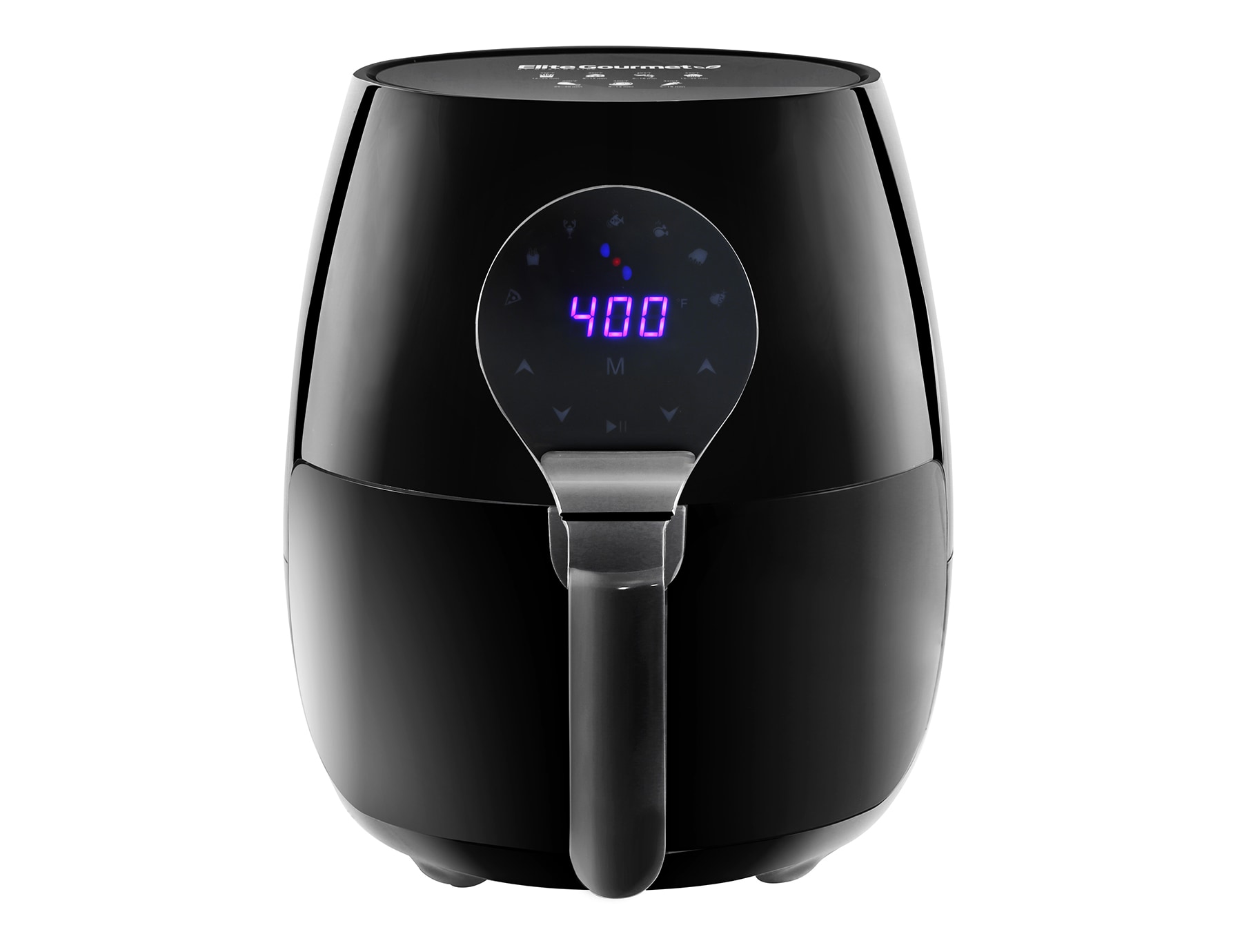 Elite Gourmet 5.3-Qt Digital Air Fryer with 7 Menu Functions, Black, ETL  Safety Listed, Programmable, Non-Stick, 1000W in the Air Fryers department  at