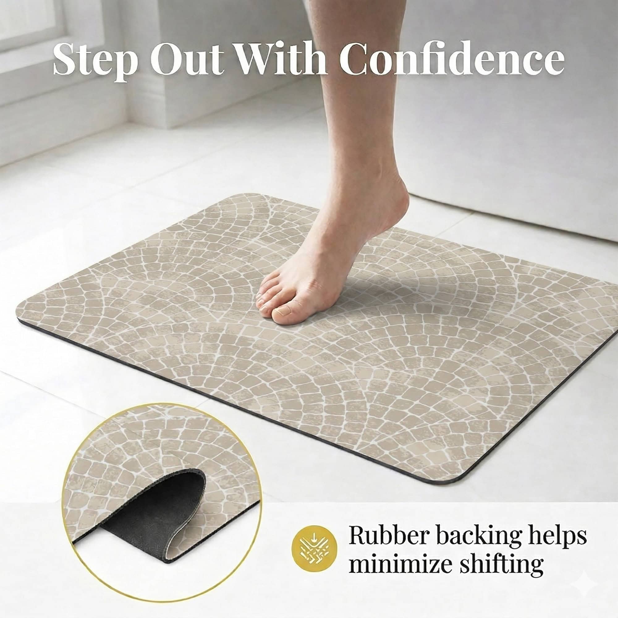 EVIDECO FRENCH HOME GOODS 7610817 Bath-Rugs - View #3