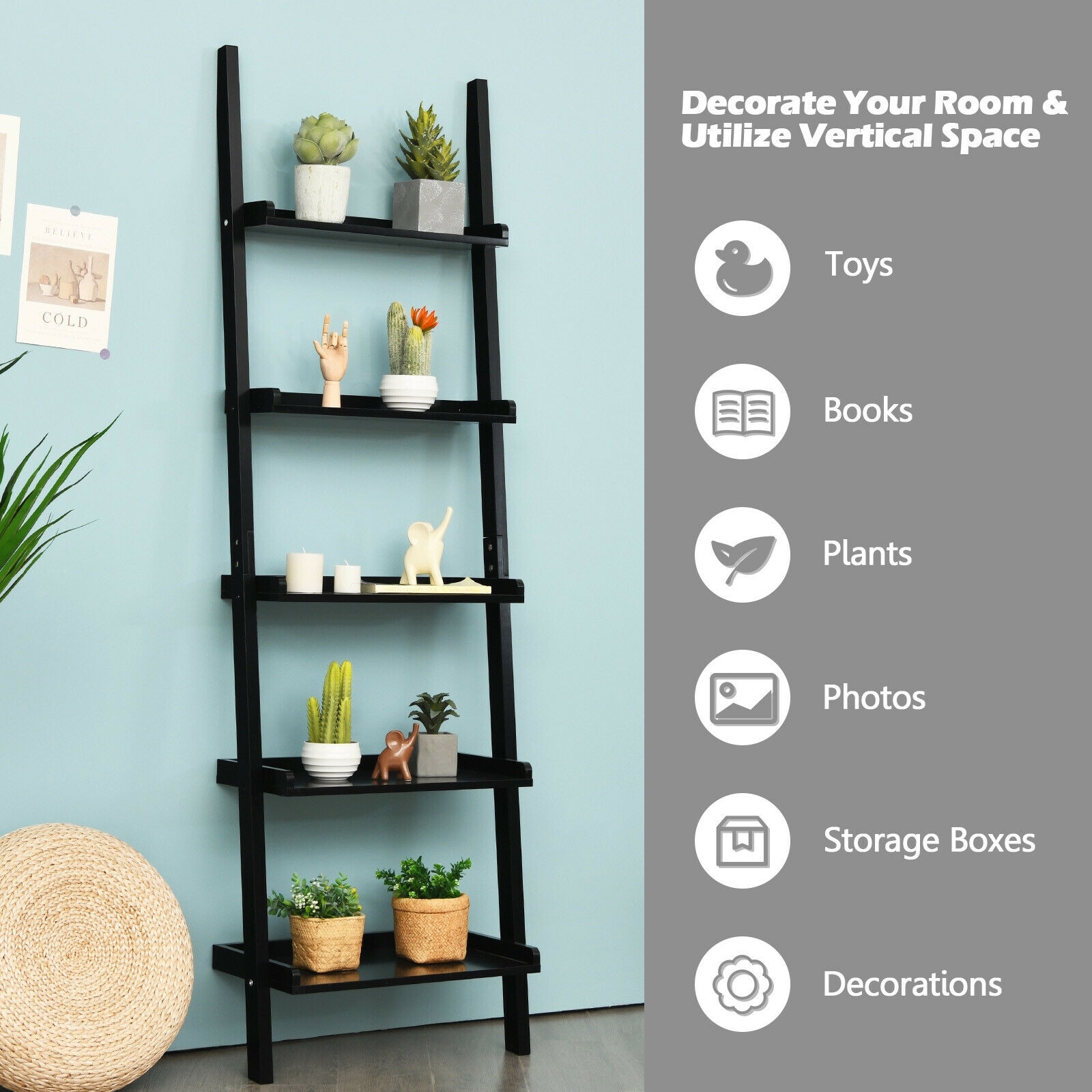 Slickblue D-CO-KB26566WH bookcases - View #4