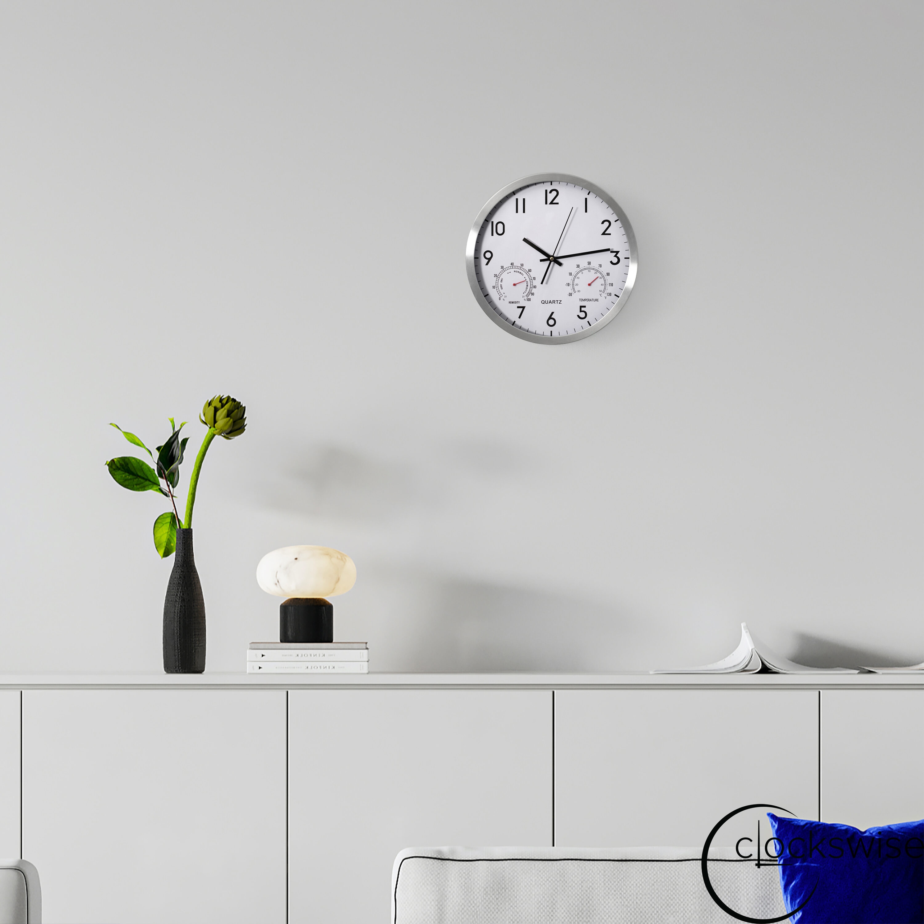 Clockswise QI004747.SI.8 Indoor-Outdoor-Clocks - View #7