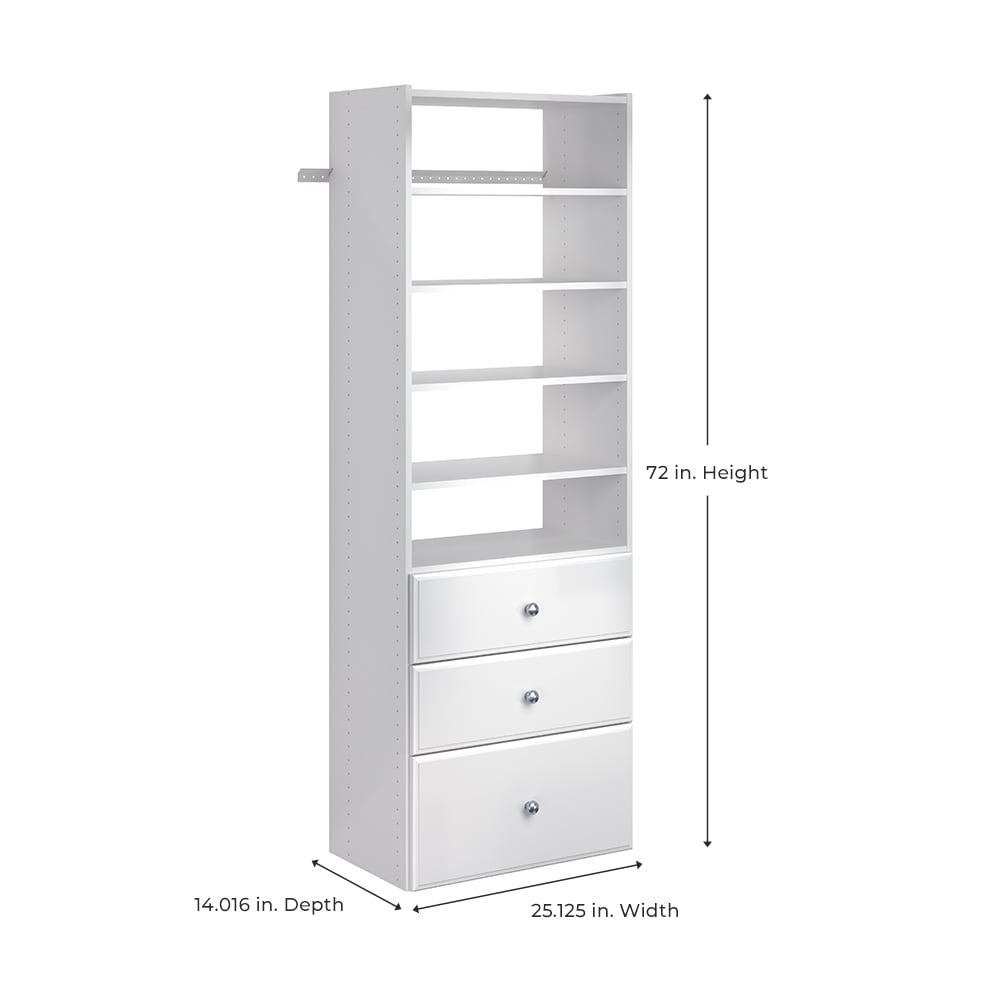 Easy Track PH40-WH Wood-Closet-Kits - View #4