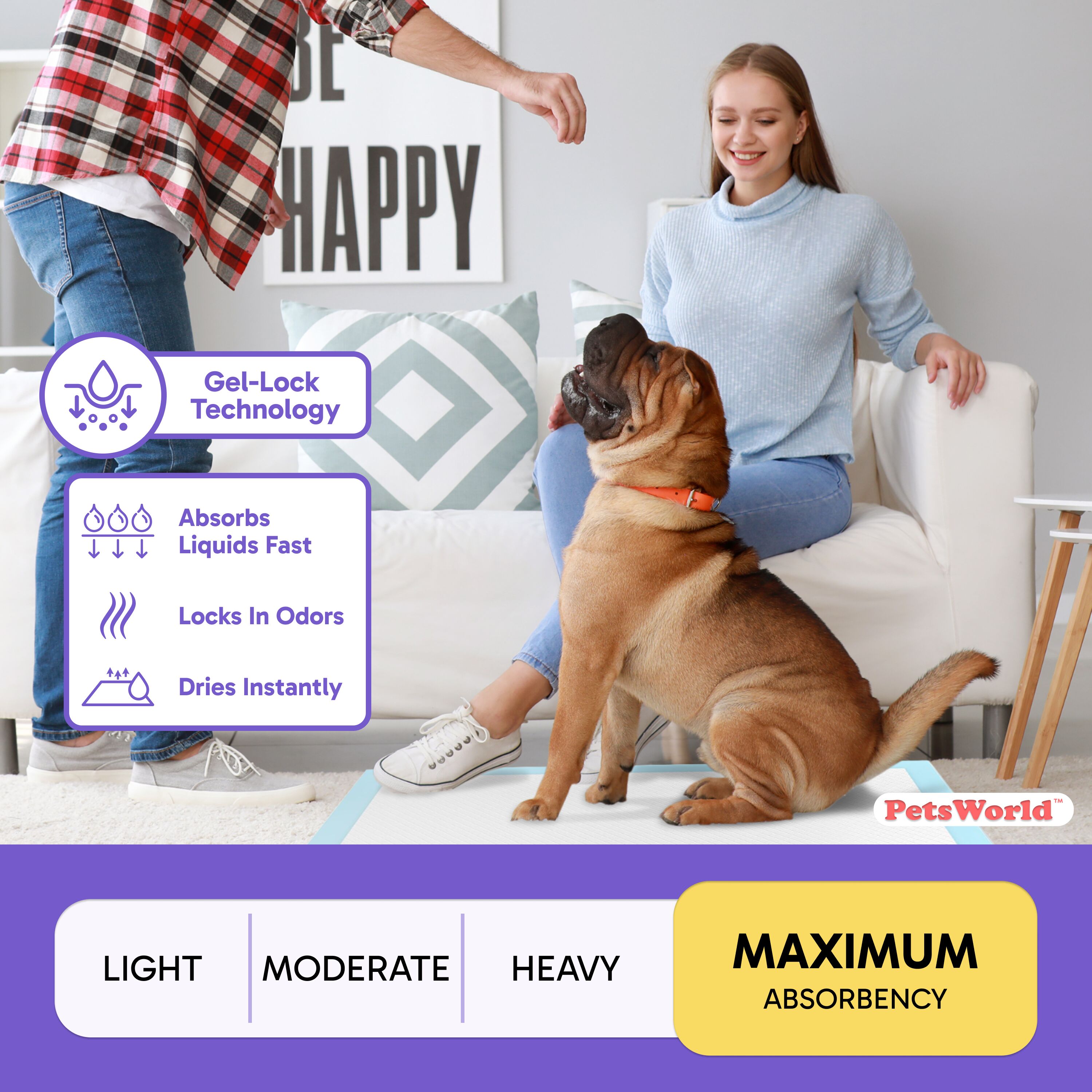 PetsWorld PW3636-100 Puppy-Pads - View #4