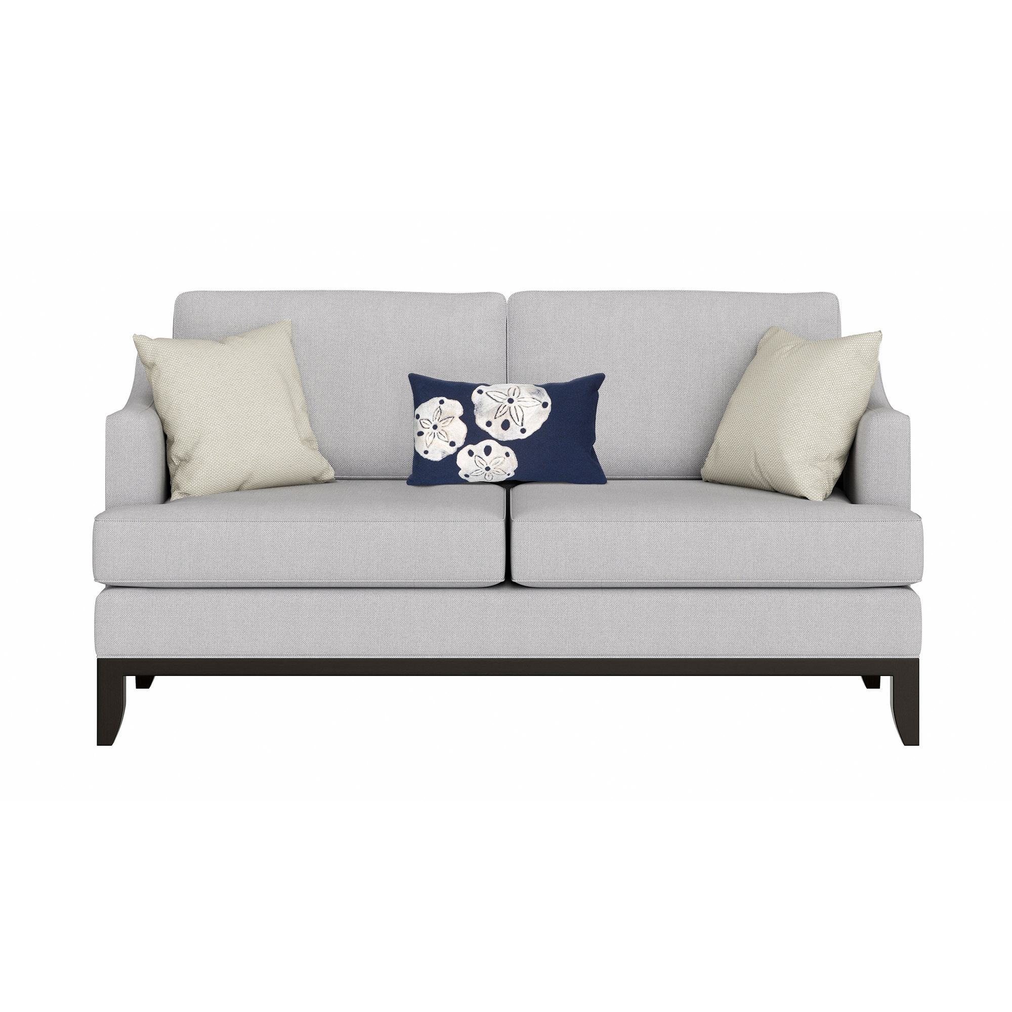 Liora Manne 7SA1S414033 Visions I 12-in x 20-in Navy Rectangular Indoor Decorative Pillow