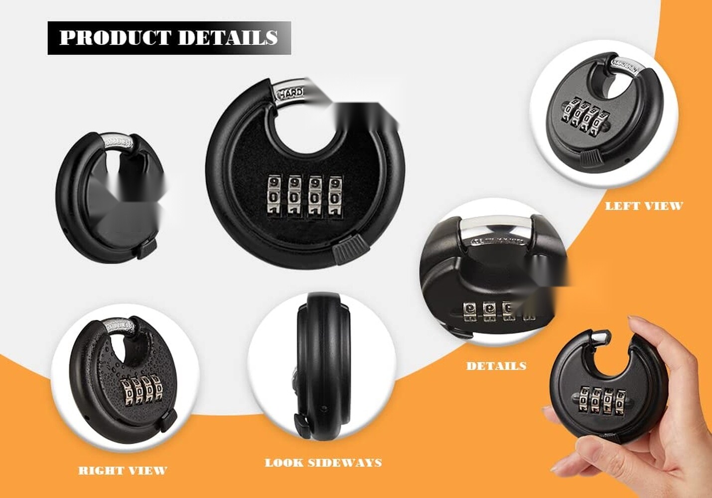 DYRCJ LDY0826Y0397 Padlocks-Locks-Cables - View #3