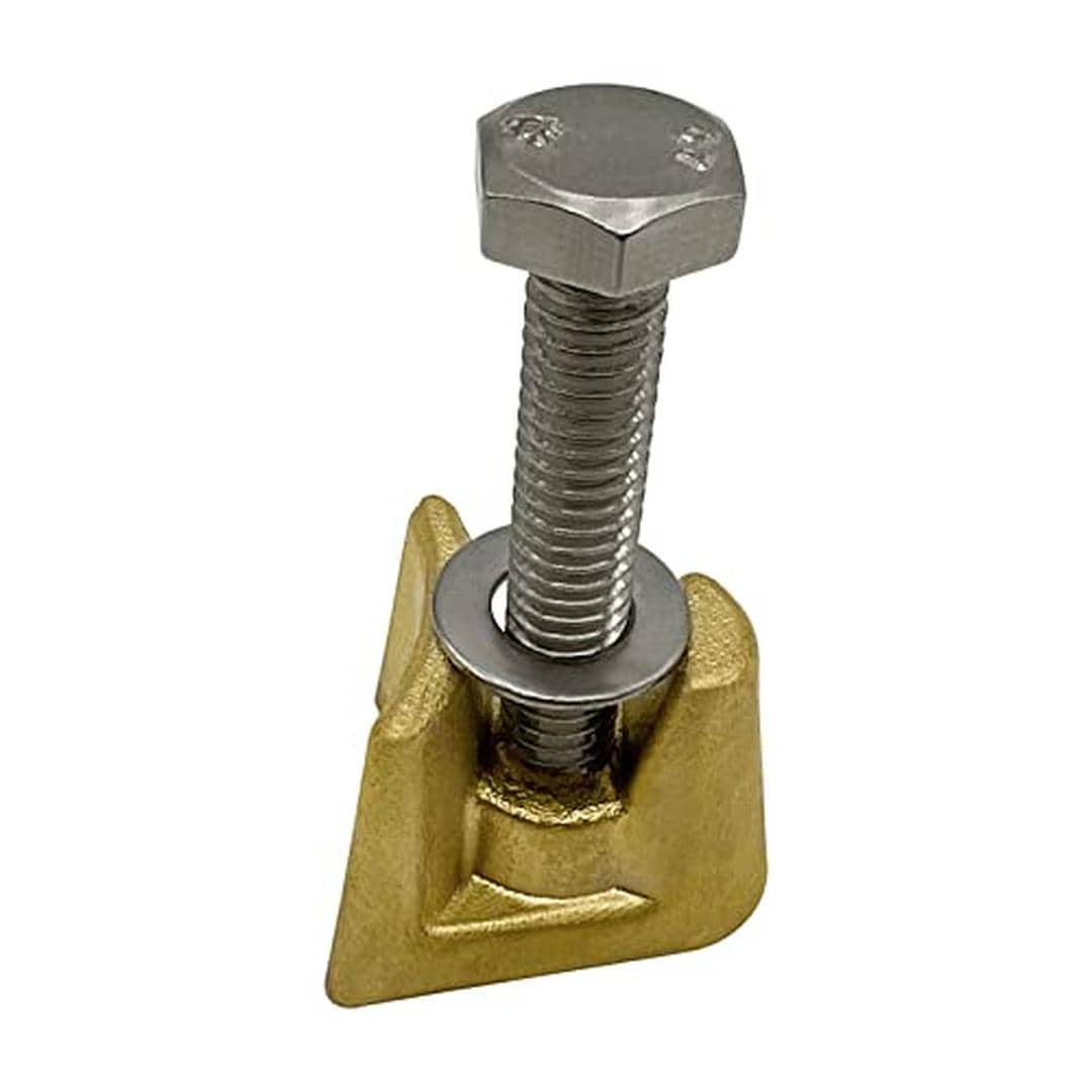 Poolzilla WEDGE-ASSEMBLY-1PK 1 PC Bronze Wedge Assembly for 4 inch Rail Anchors