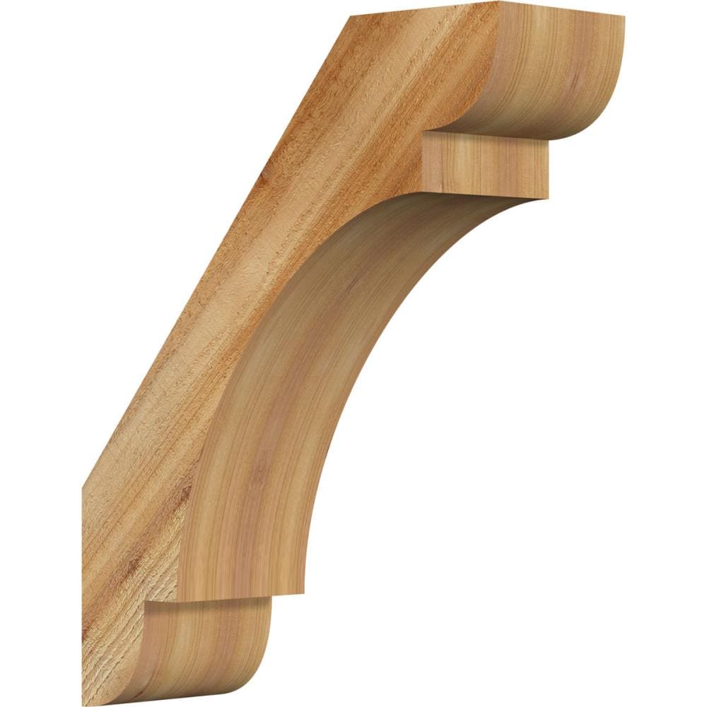 Ekena Millwork BRC06X18X22OLY00RWR 6-in x 18-in x 22-in Western Red Cedar Unfinished Wood Olympic rough sawn