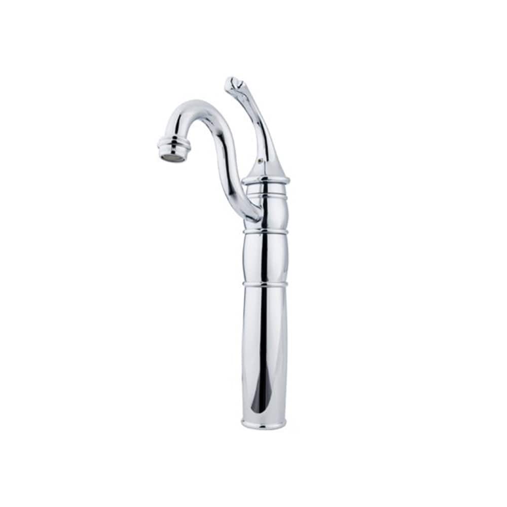 Georgian Polished Chrome Single Hole 1-handle Bathroom Sink Faucet | - Elements of Design EB1421GL