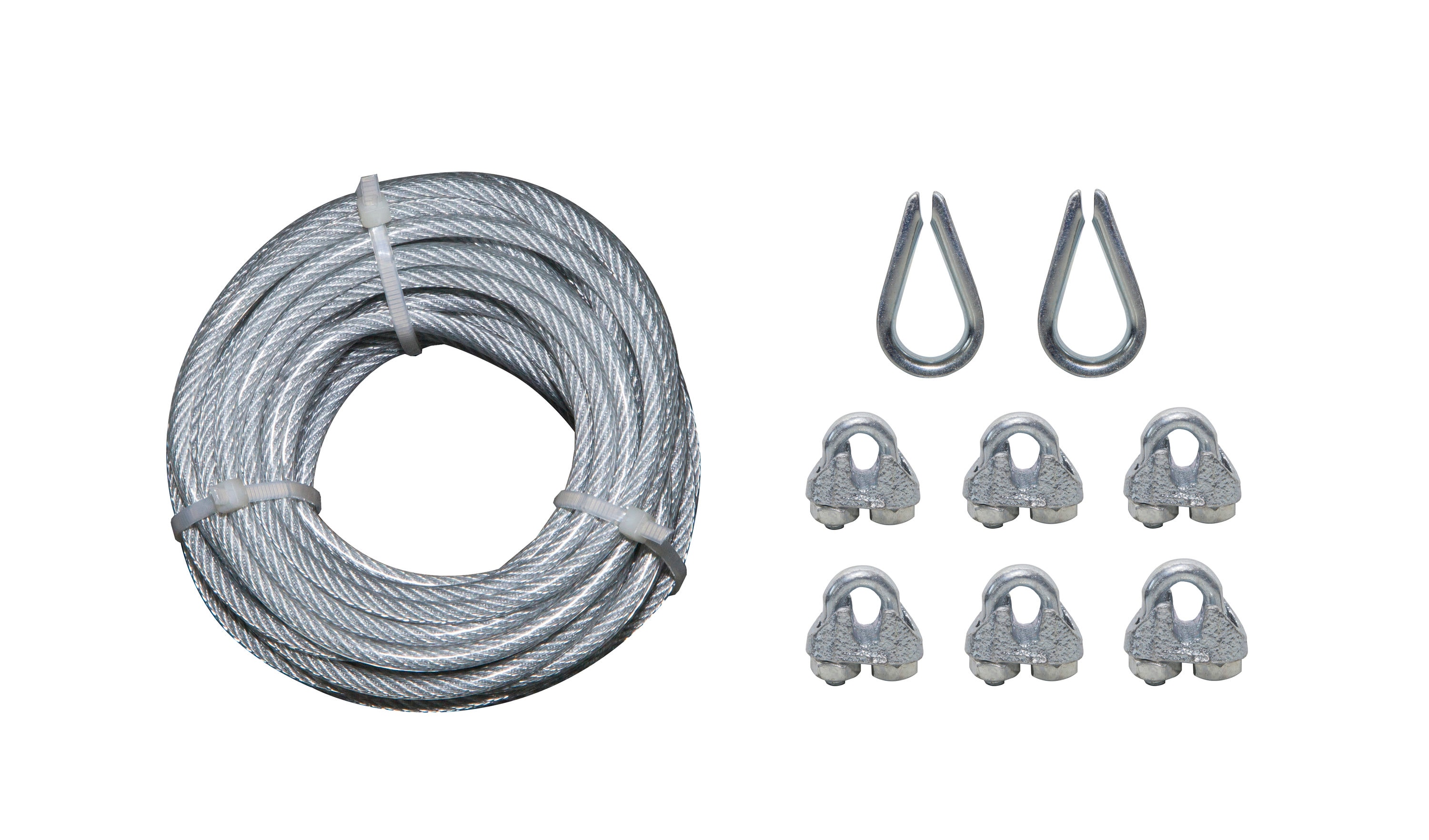 Blue Hawk 30-ft Weldless Vinyl Coated Steel Cable in the Chain & Cable  (By-the-Roll) department at