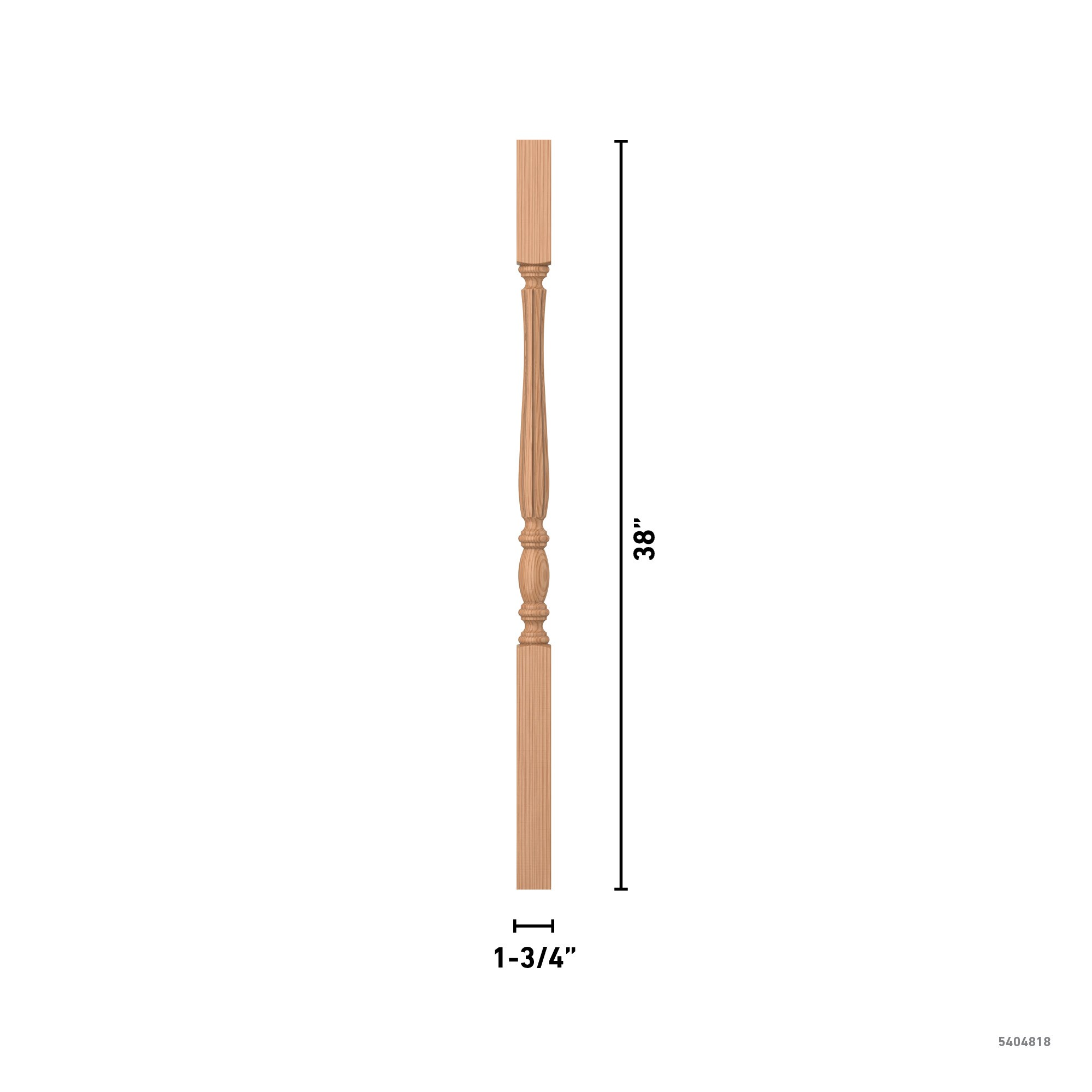 L.J. Smith Stair Systems LJF-2105-AL 38 Interior-Stairpart-Balusters - View #4