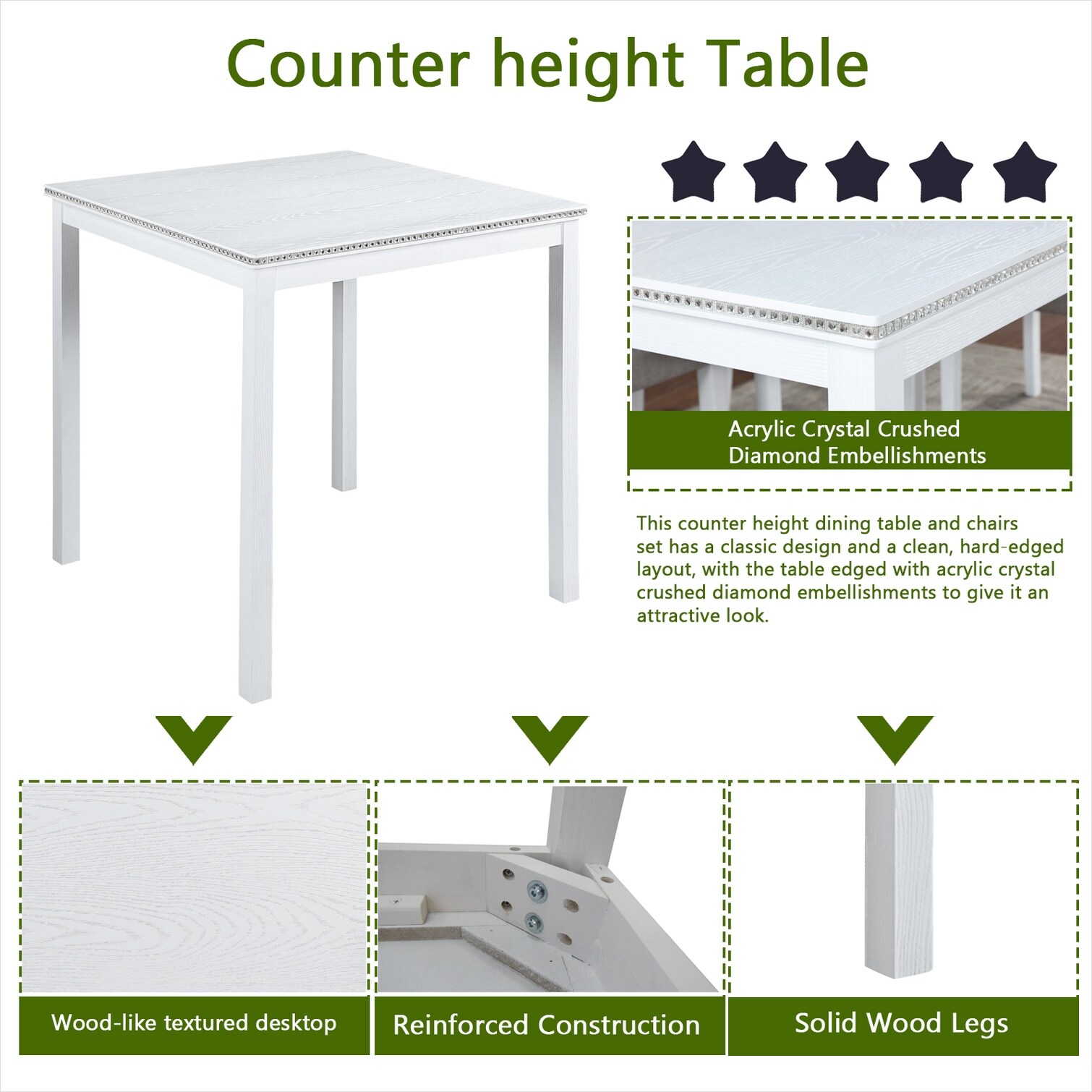 SunJet DOH0XKCAY9P7 Dining-Tables - View #6