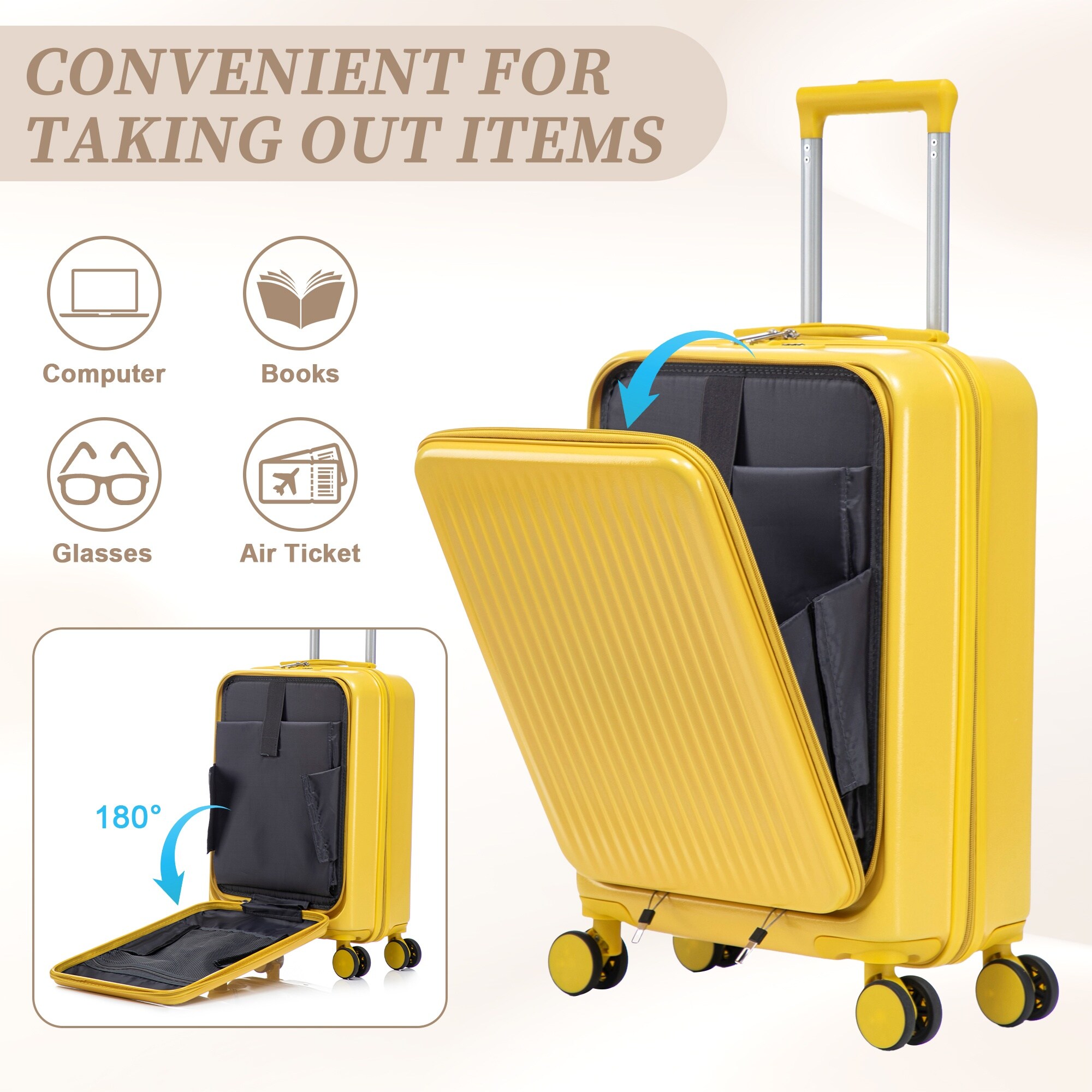 HyperDrop Cart B-1G9C4Q1B6O2F Luggage-And-Luggage-Sets - View #3