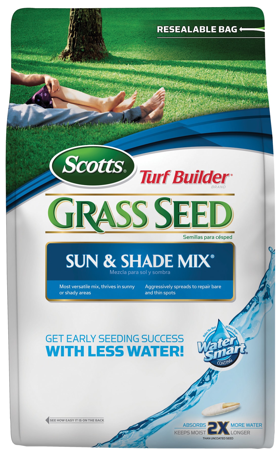Scotts 18115 Turf Builder 3-lb Bluegrass Grass Seed